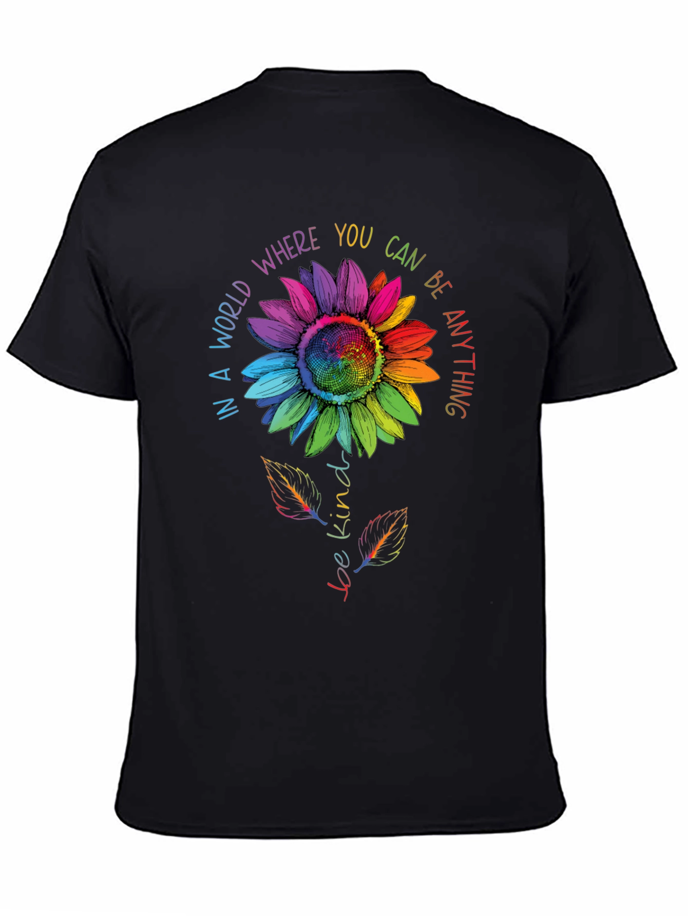 Be Kind Sunflower Graphic T-Shirt