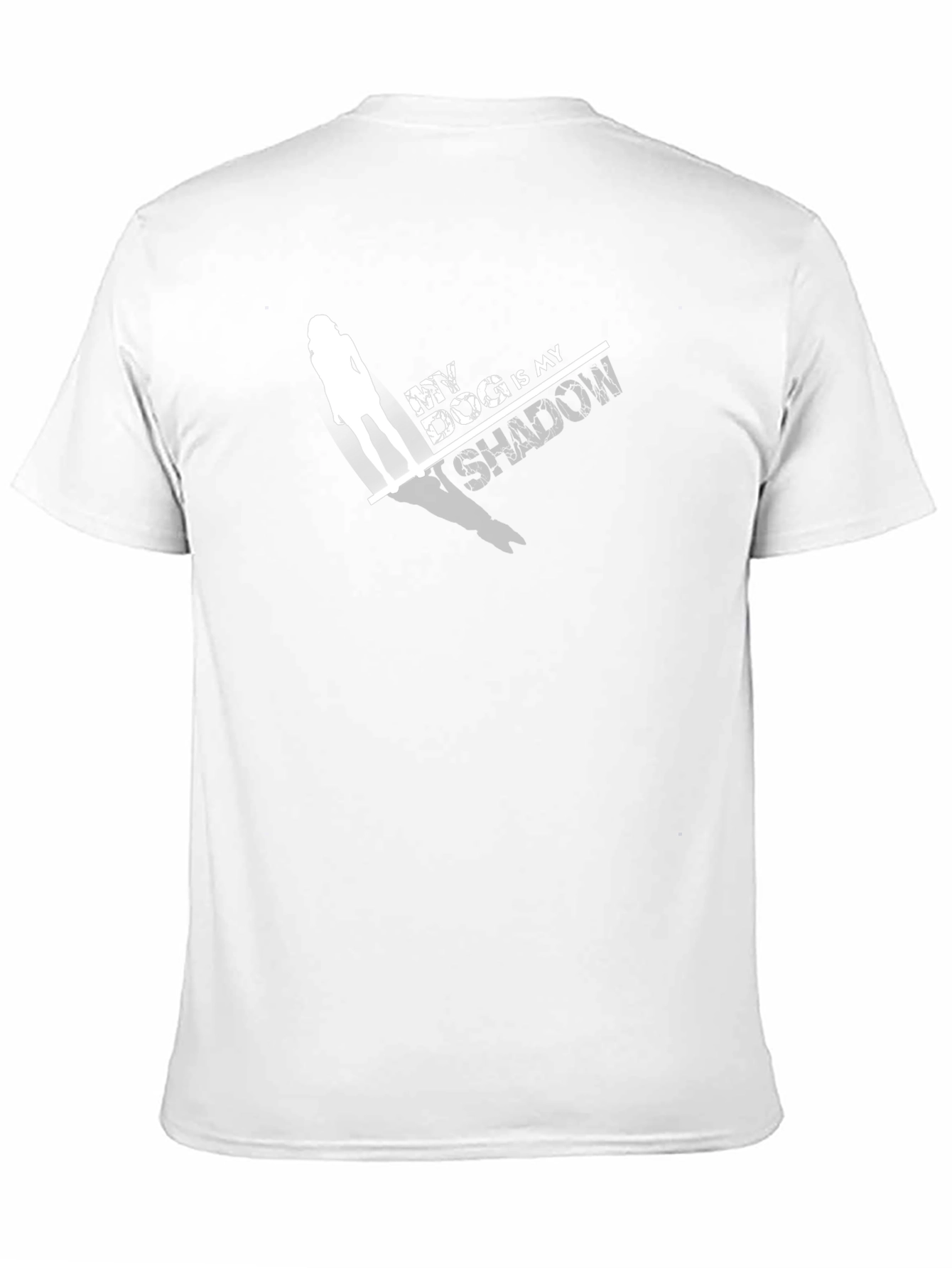My Dog Is My Shadow Black T-Shirt
