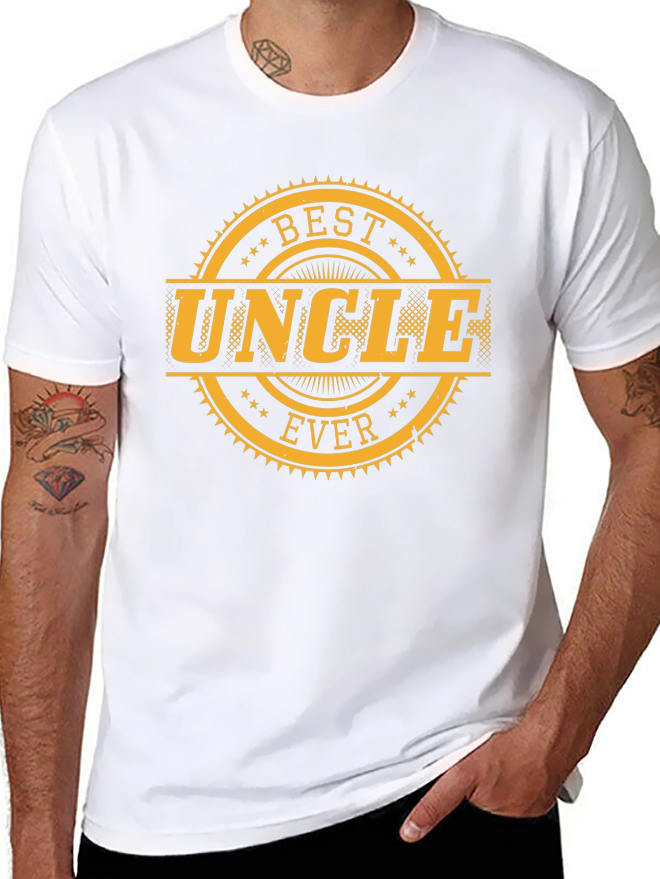 Best Uncle Ever T-Shirt - Novelty Family Gift