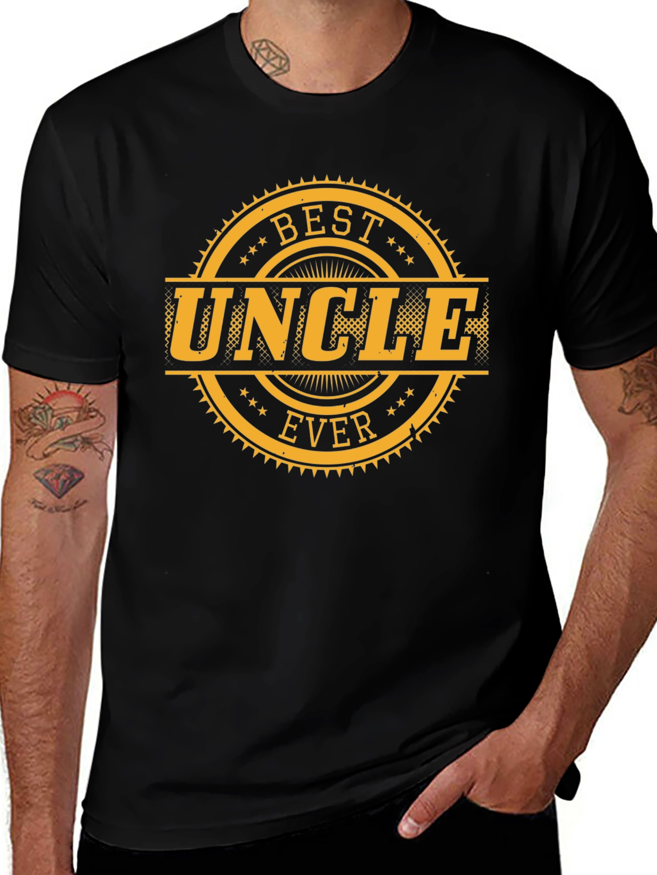 Best Uncle Ever T-Shirt - Novelty Family Gift