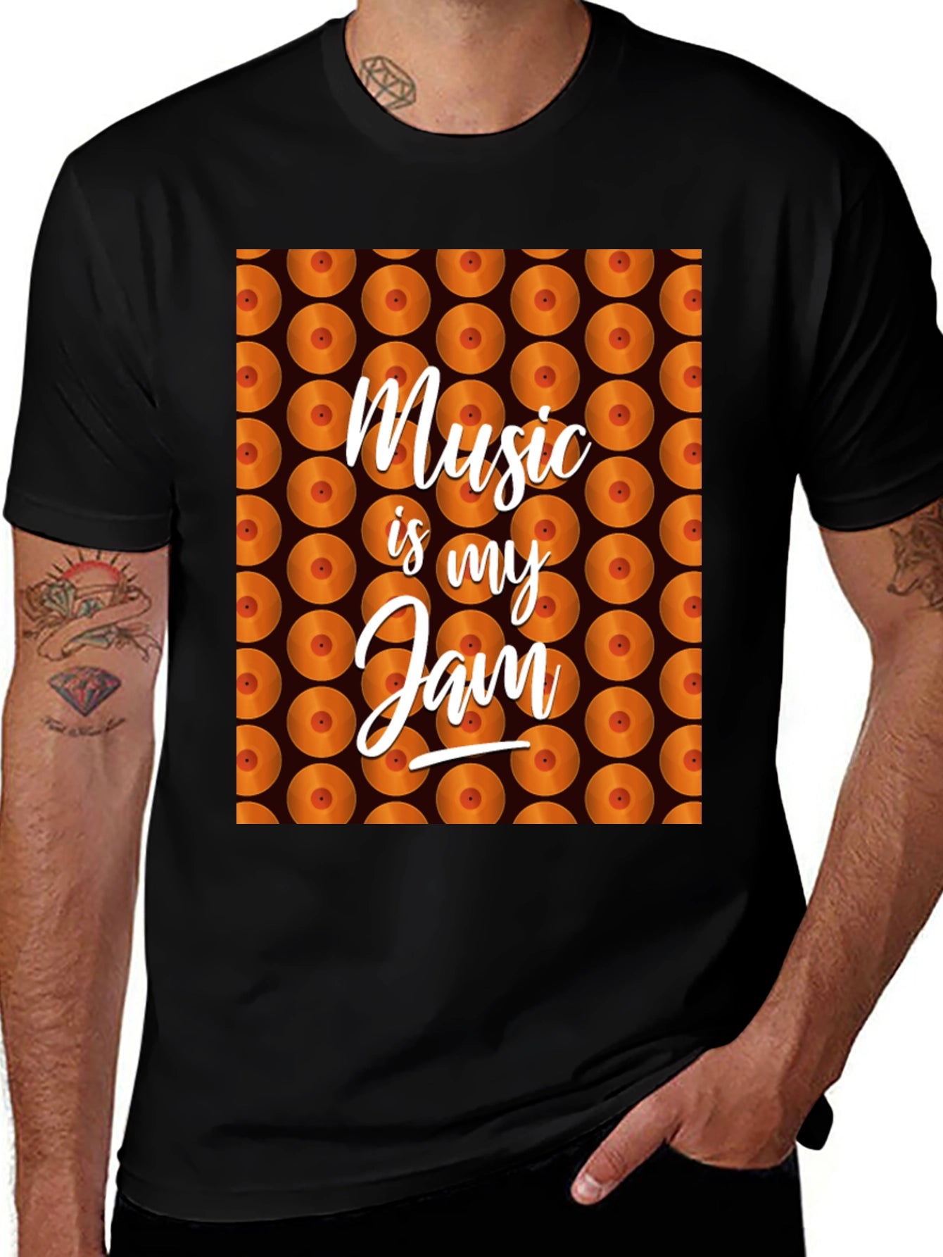 Music Is My Jam Graphic T-Shirt