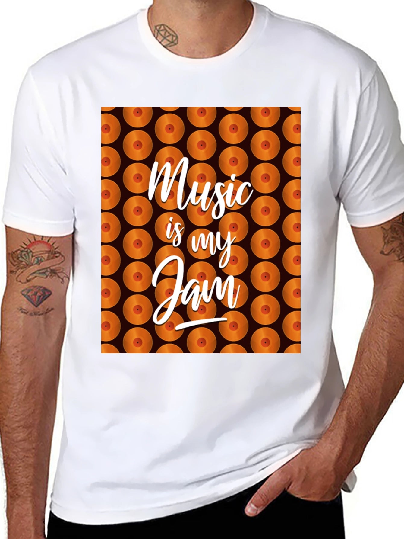 Music Is My Jam Graphic T-Shirt