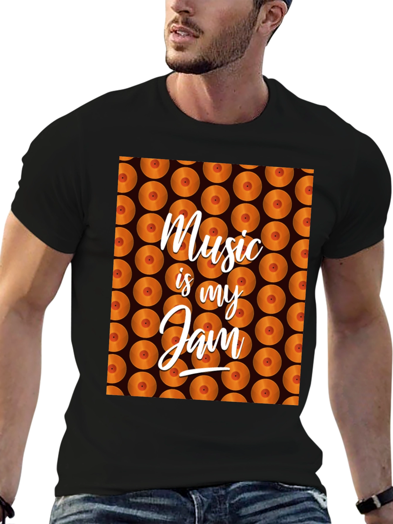 Music Is My Jam Graphic T-Shirt