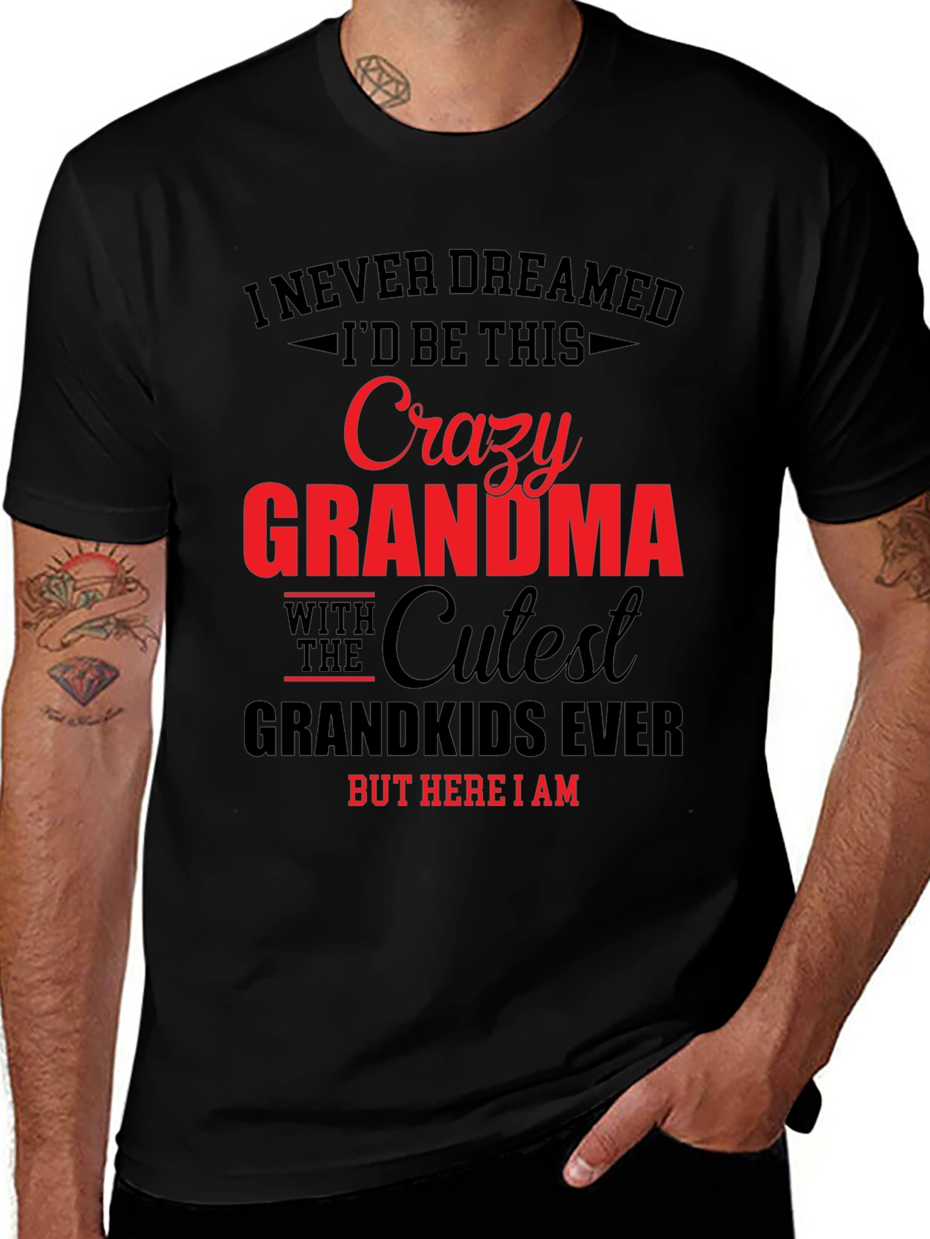 Crazy Grandma T-Shirt: Cutest Grandkids Ever!