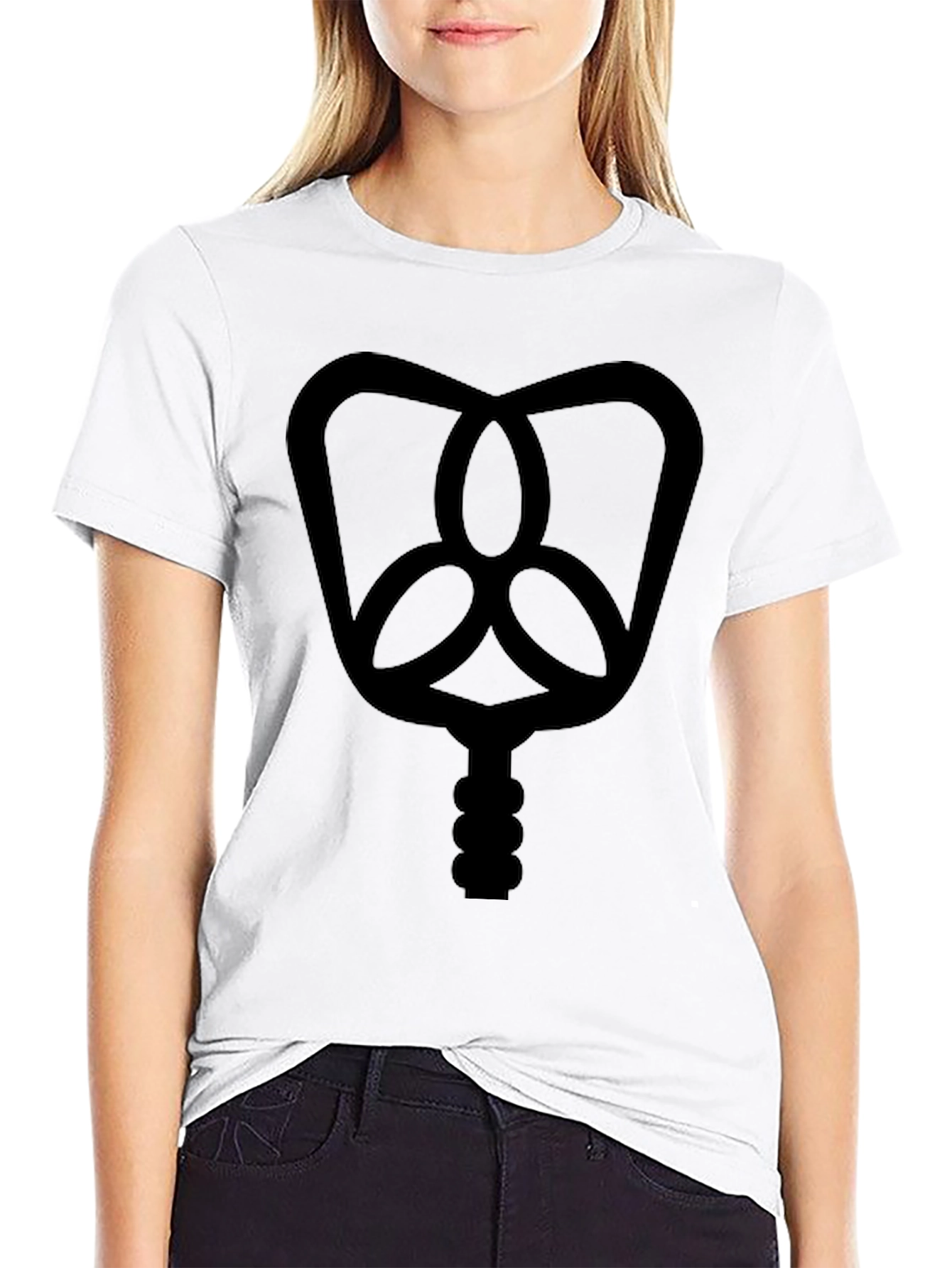 Unique Symbol Black T-Shirt