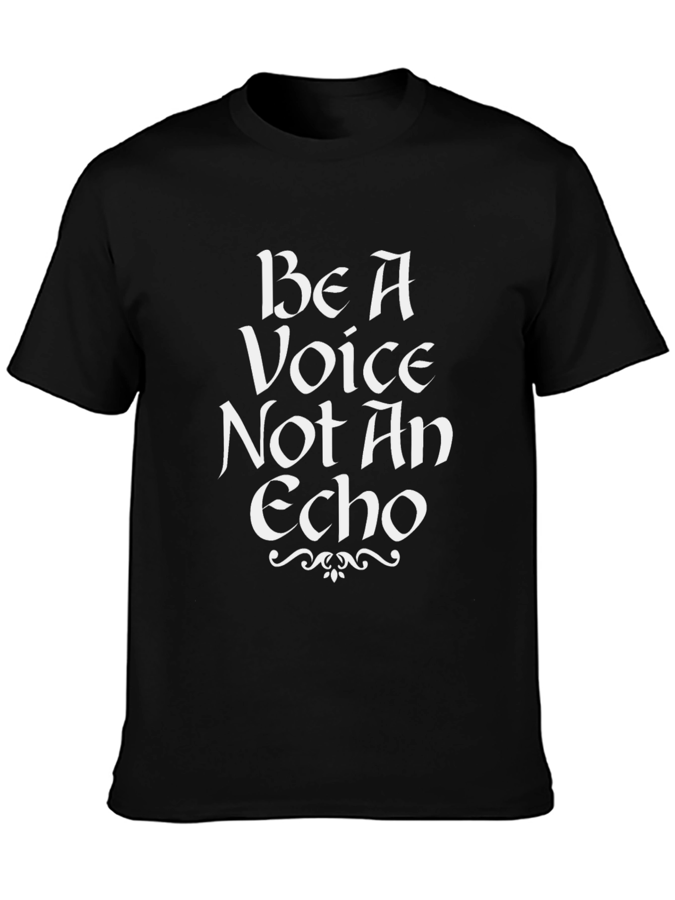 Be A Voice Graphic T-Shirt - Inspiring Statement Tee