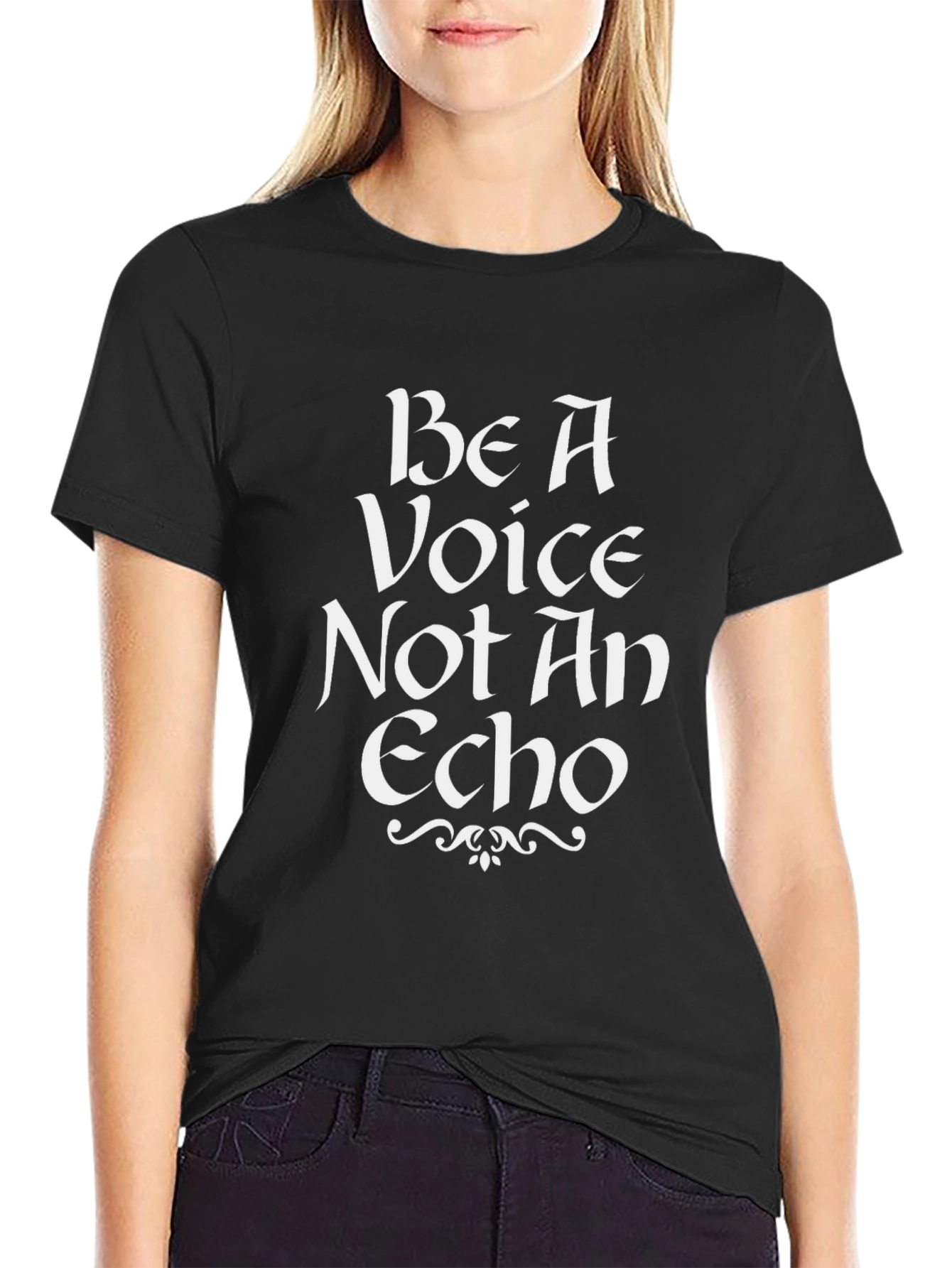 Be A Voice Graphic T-Shirt - Inspiring Statement Tee