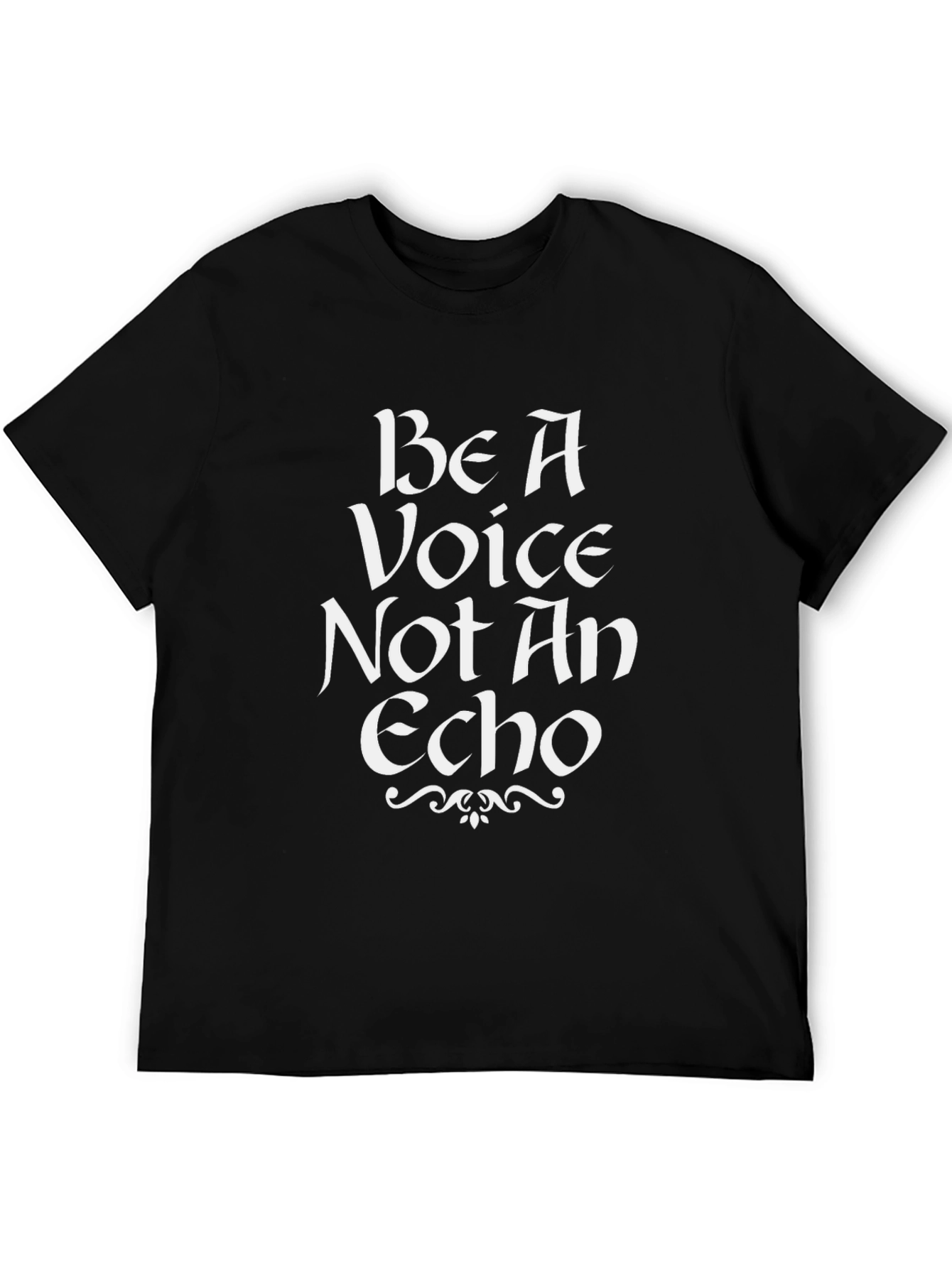 Be A Voice Graphic T-Shirt - Inspiring Statement Tee