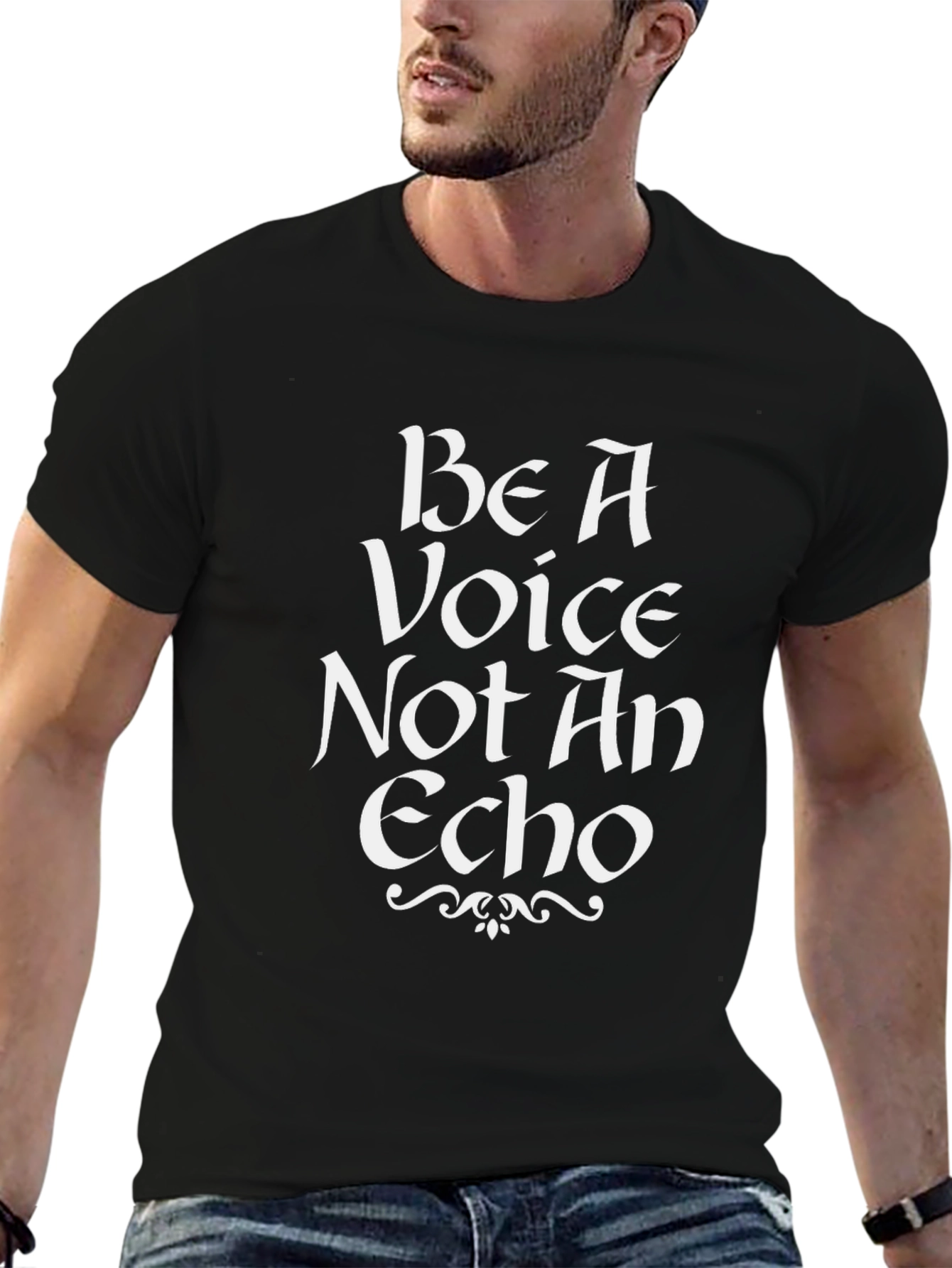 Be A Voice Graphic T-Shirt - Inspiring Statement Tee