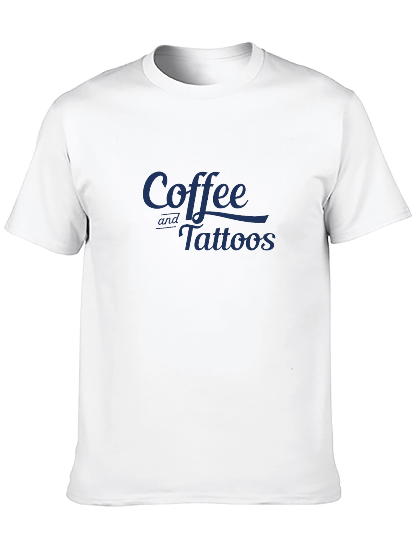 Coffee and Tattoos Graphic Tee - Soft Cotton Blend
