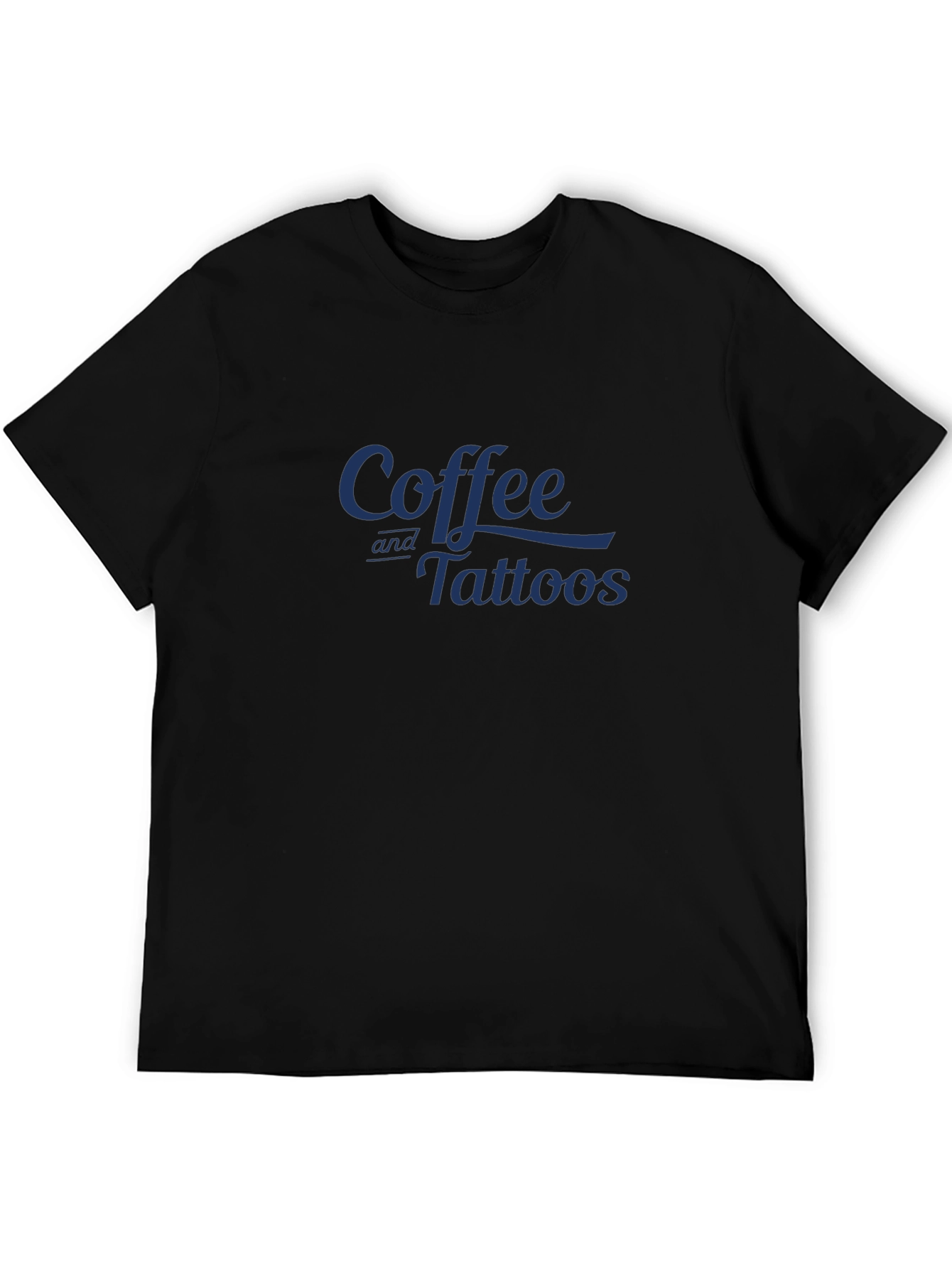Coffee and Tattoos Graphic Tee - Soft Cotton Blend
