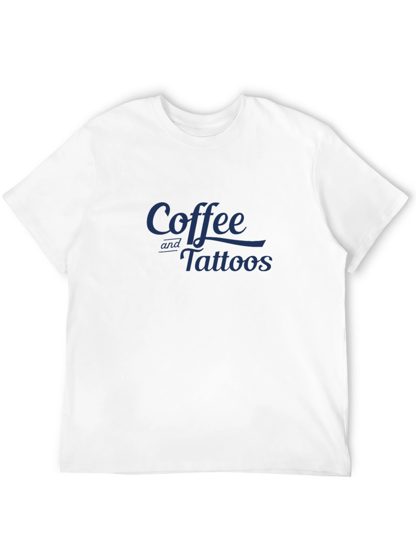 Coffee and Tattoos Graphic Tee - Soft Cotton Blend