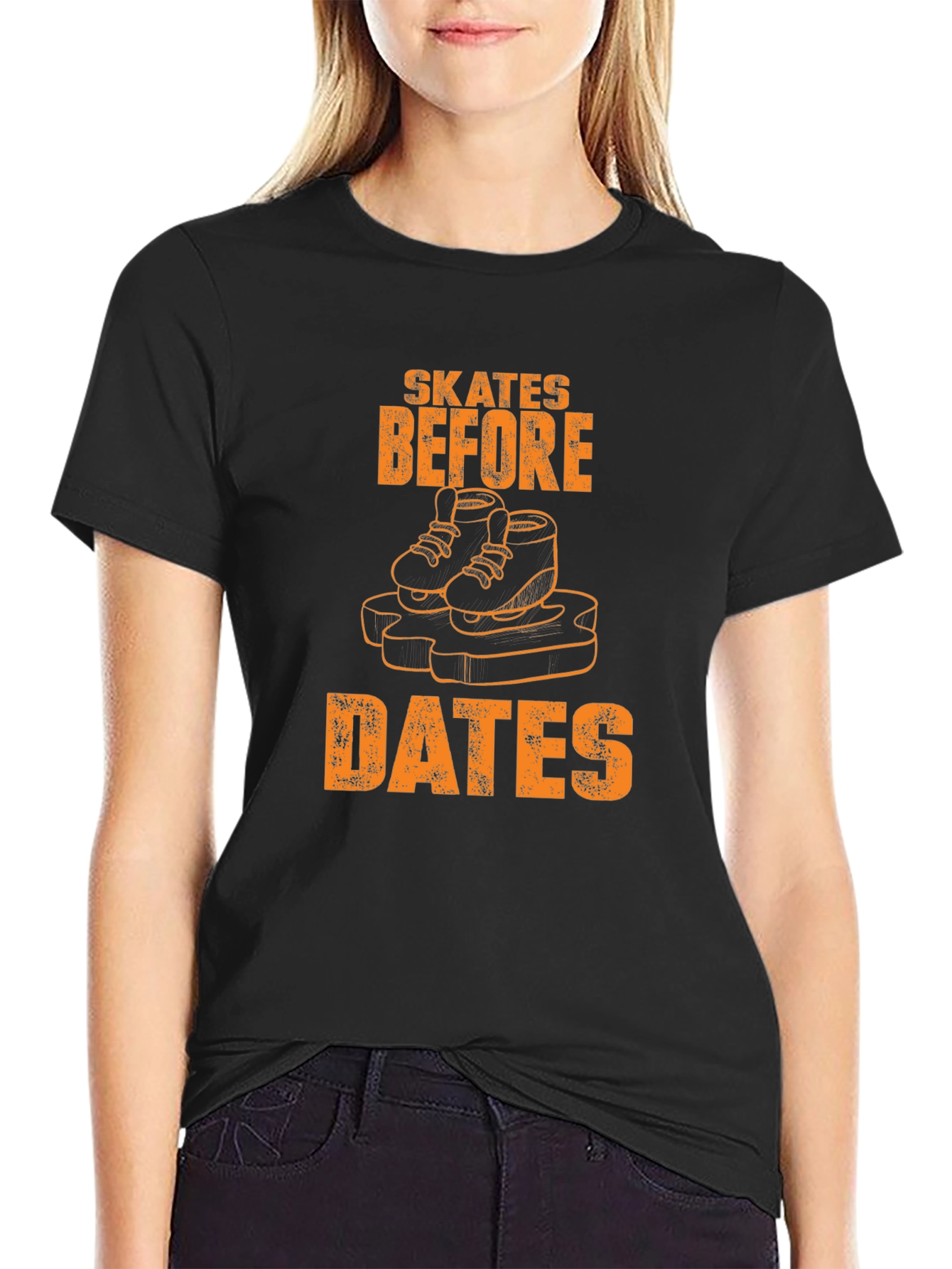 Skates Before Dates Graphic Tee