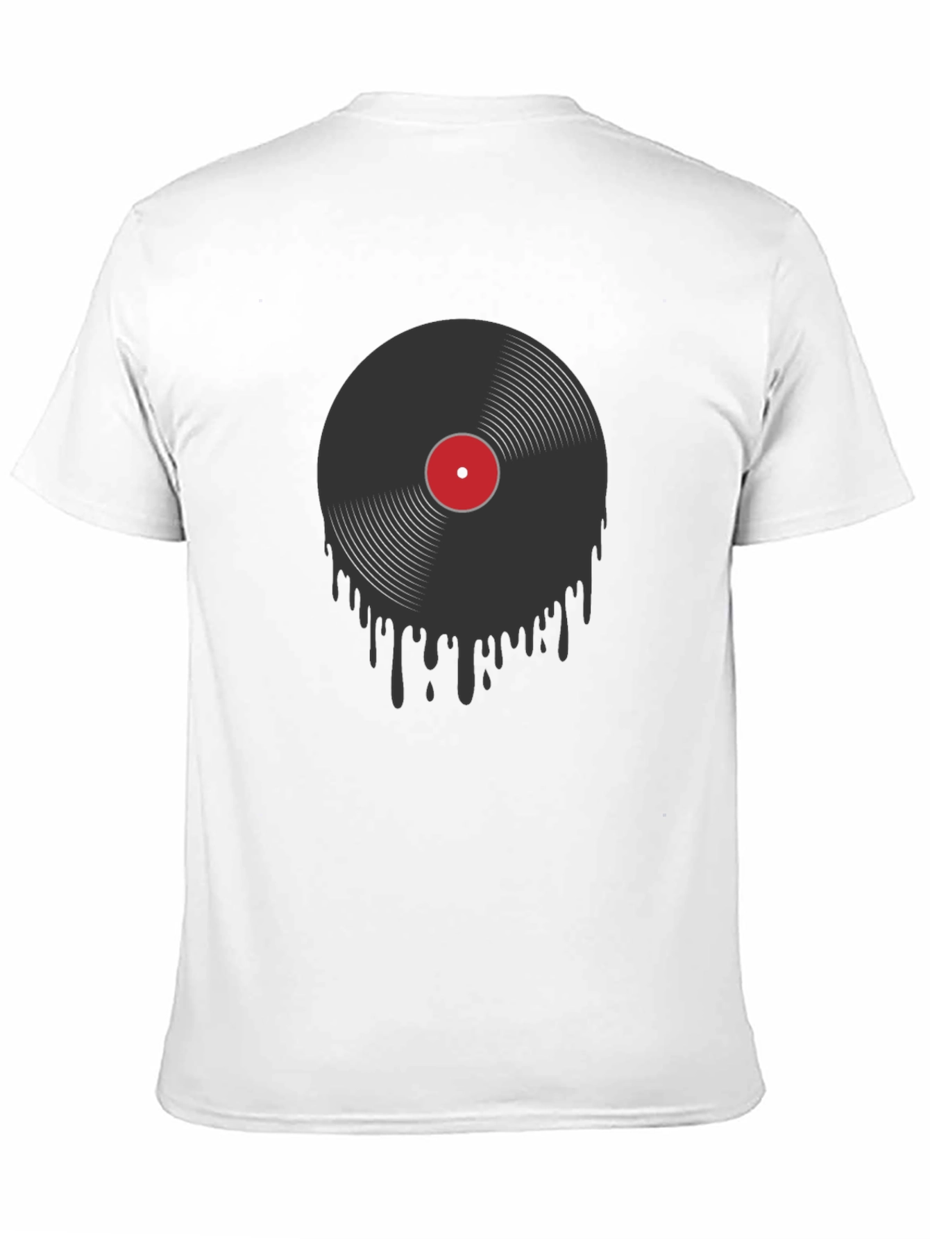 Retro Vinyl Record Drip Graphic Tee