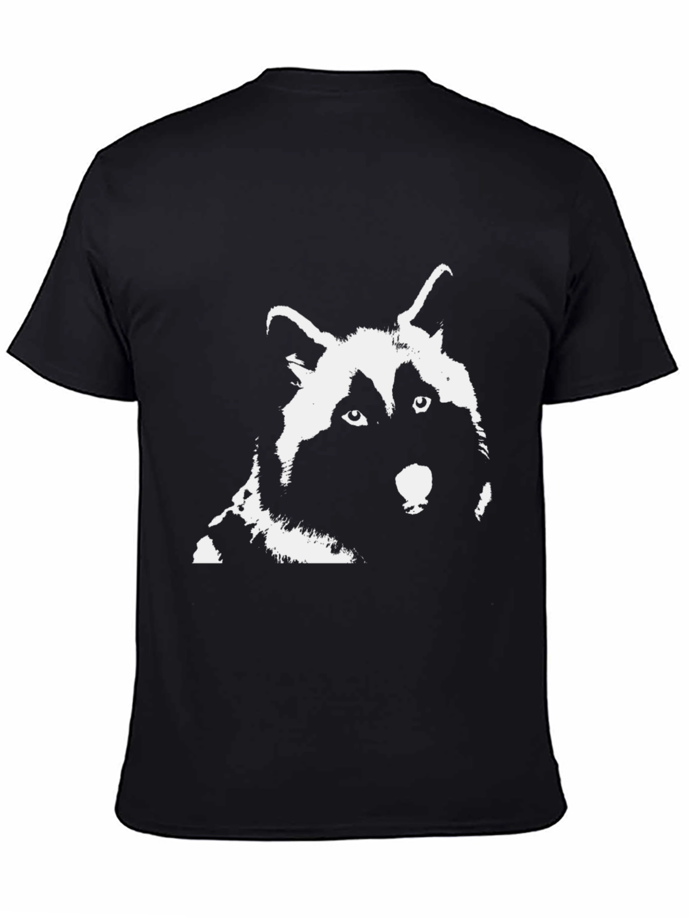 Black Wolf Graphic Tee - Stylish & Comfortable