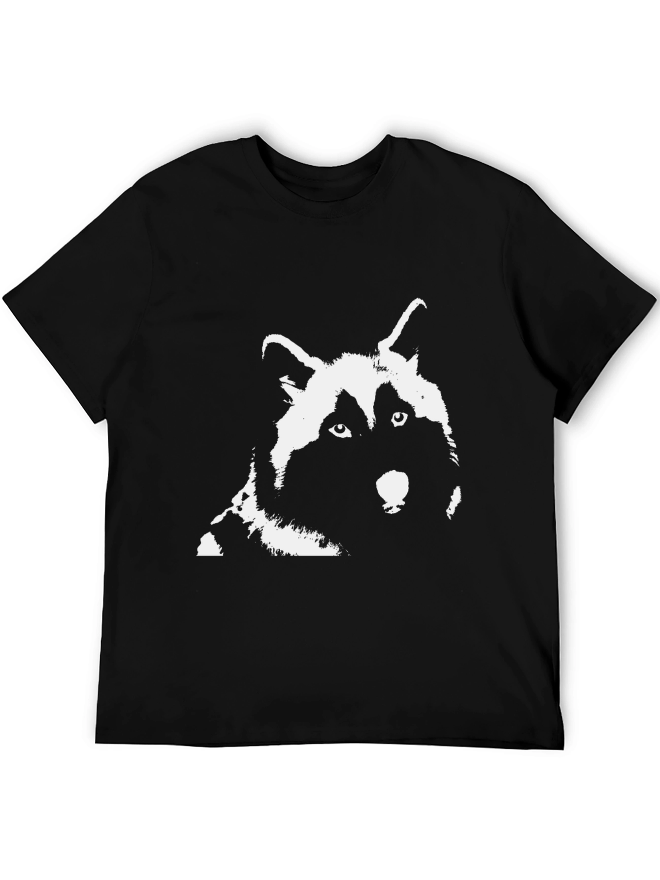 Black Wolf Graphic Tee - Stylish & Comfortable