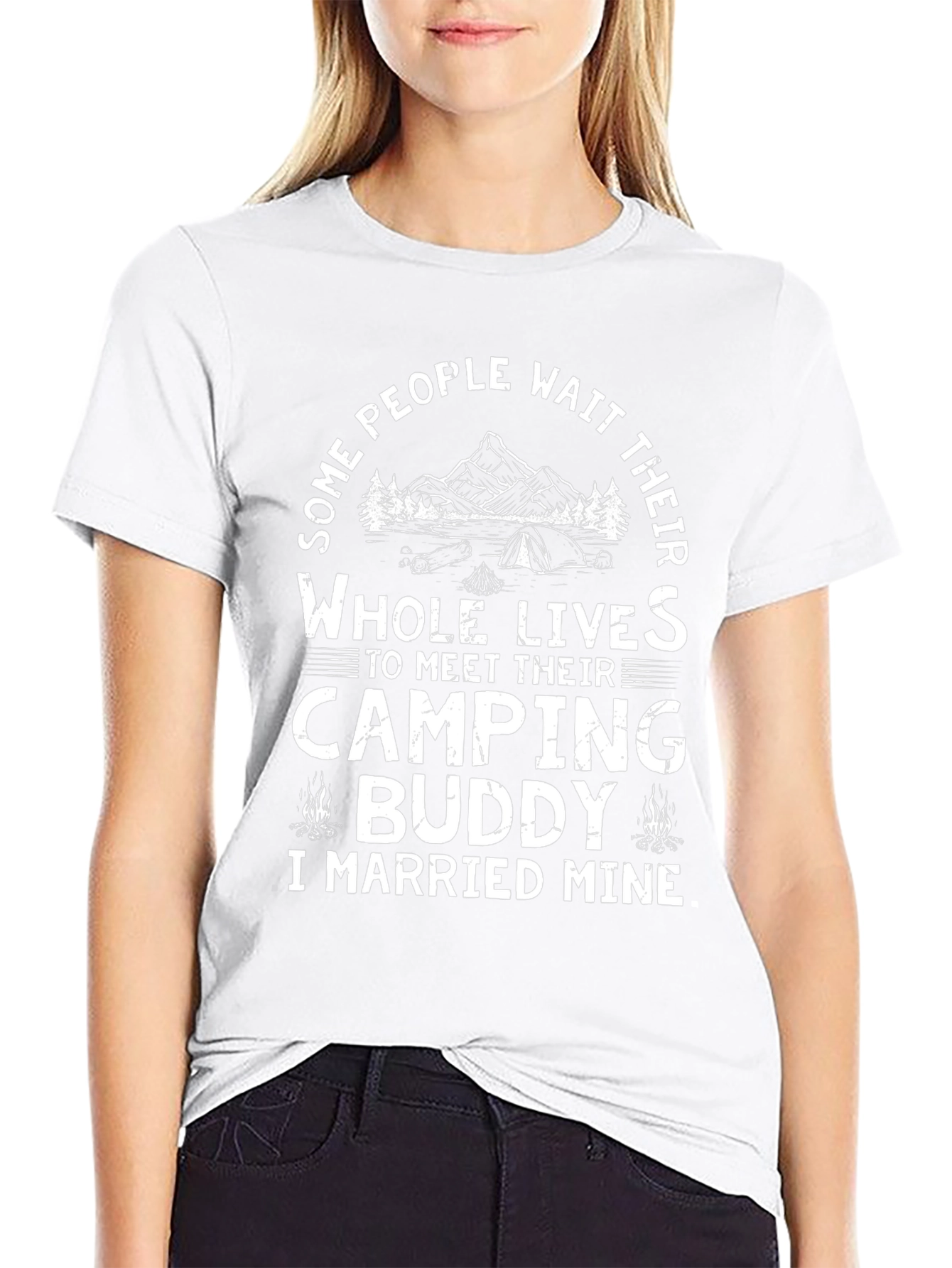 Camping Buddy T-Shirt - I Married Mine