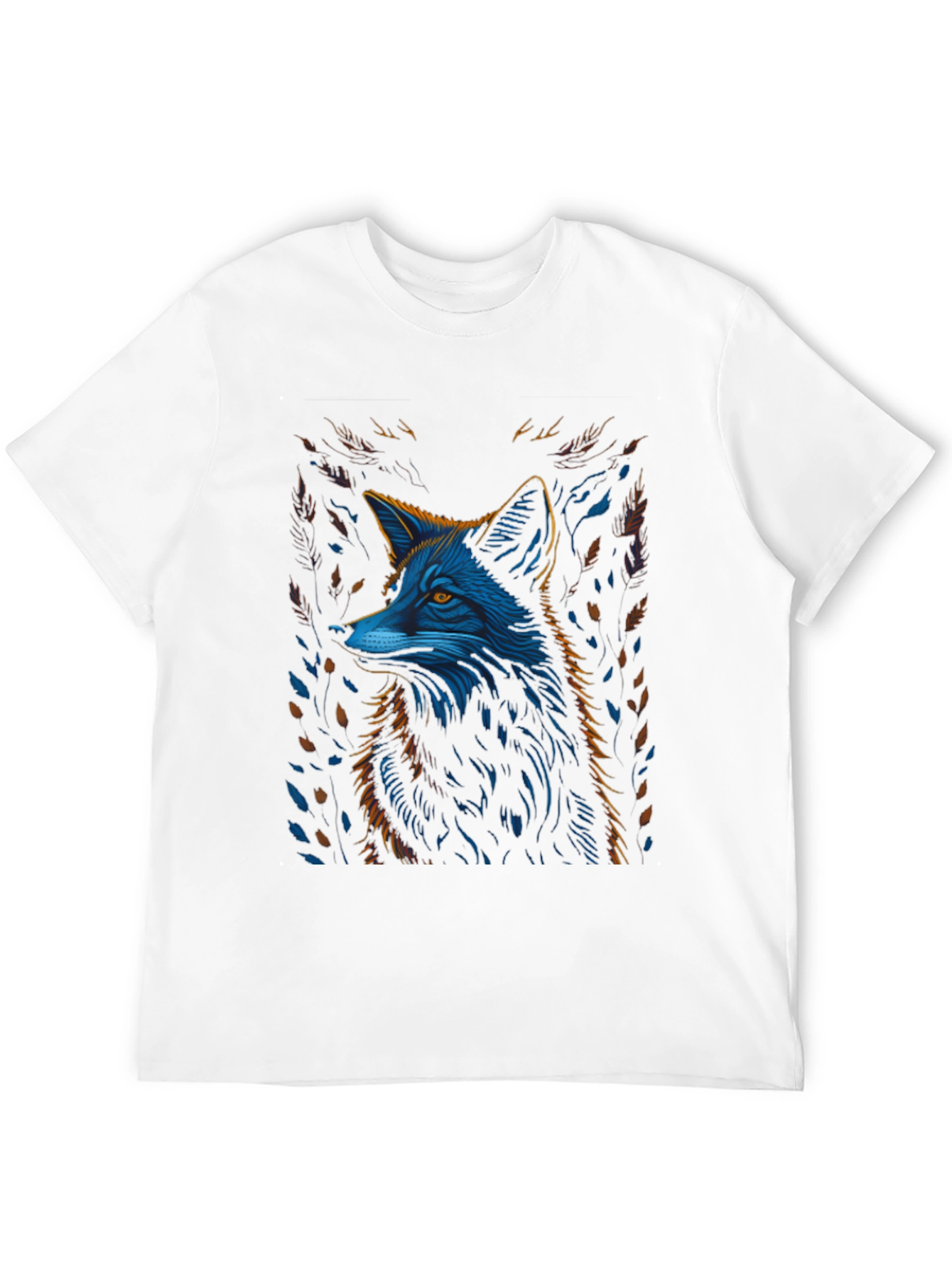 Fox Graphic Black T-Shirt - Stylish Animal Tee