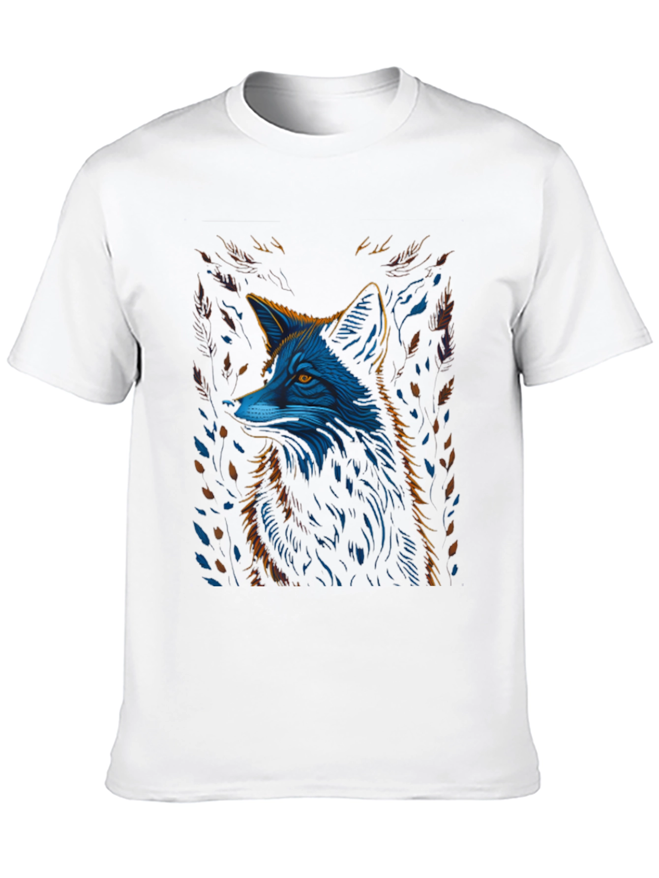 Fox Graphic Black T-Shirt - Stylish Animal Tee