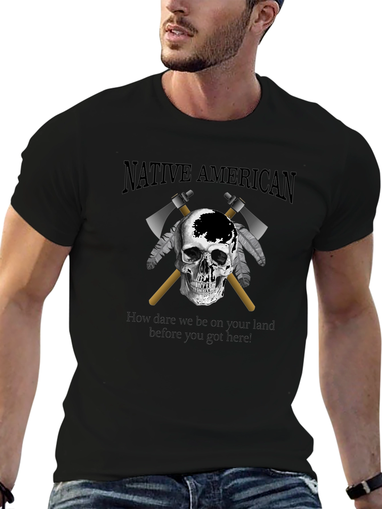 Native American Skull T-Shirt