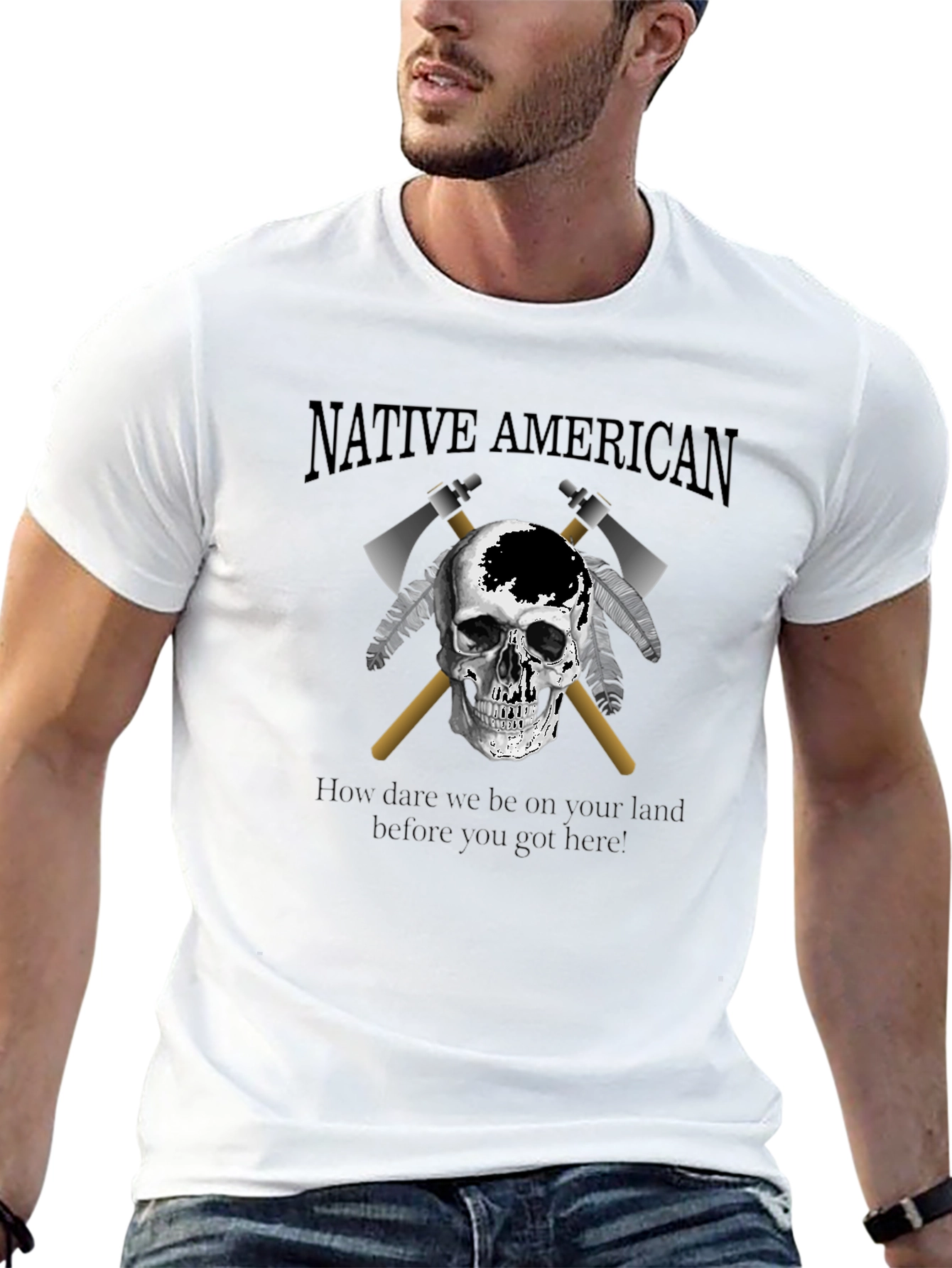 Native American Skull T-Shirt