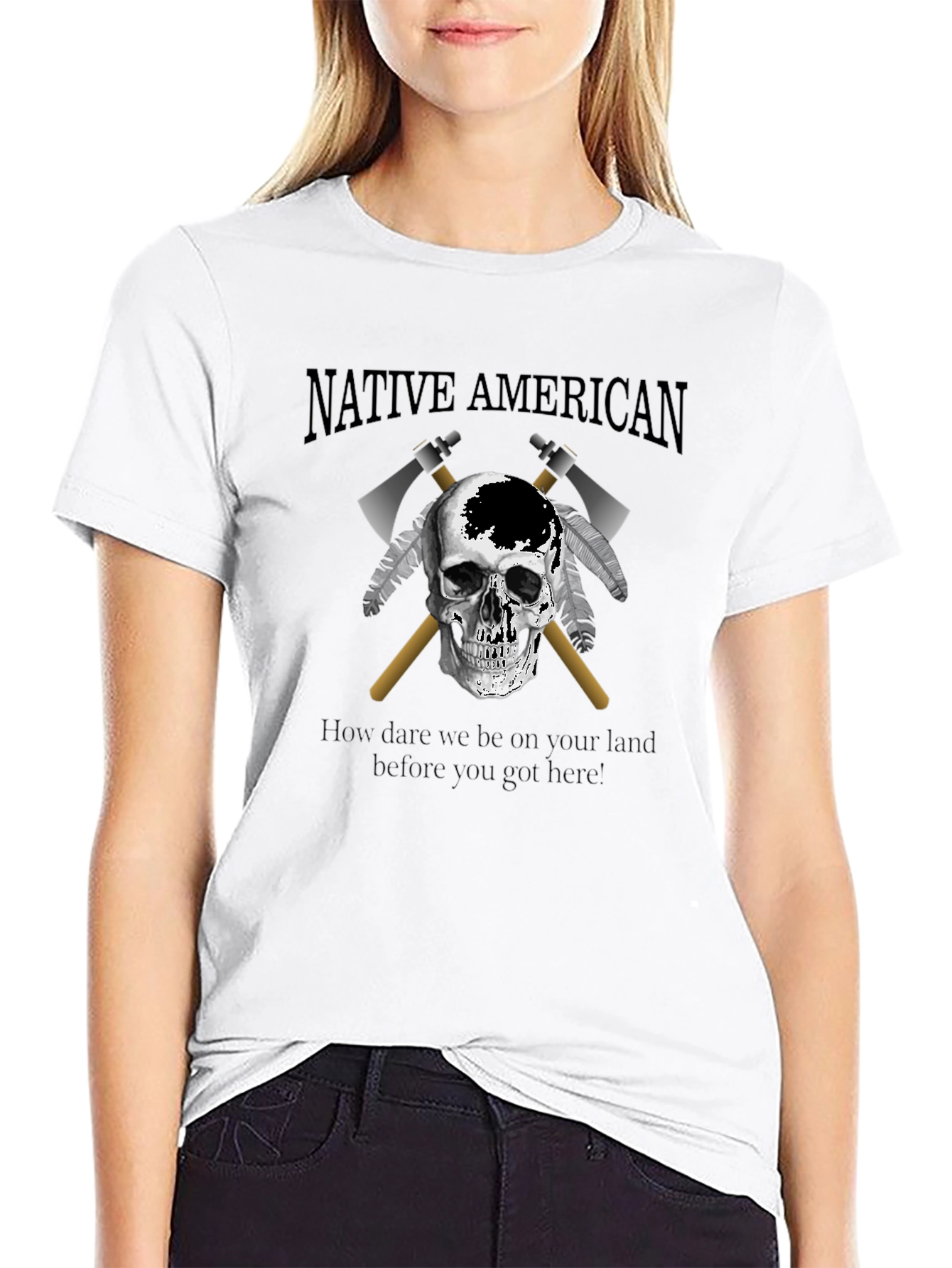 Native American Skull T-Shirt