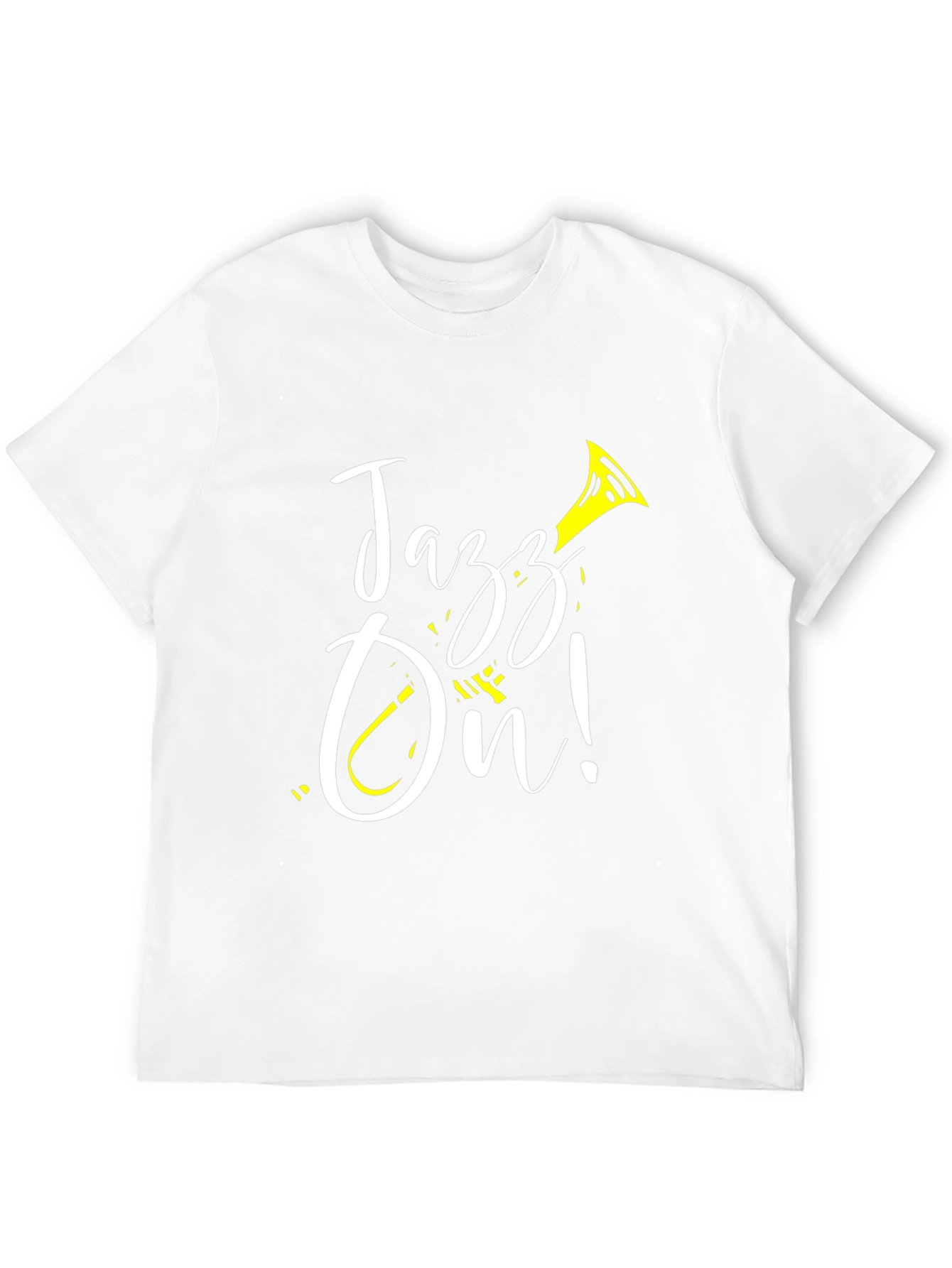 Jazz On! Black Graphic T-Shirt