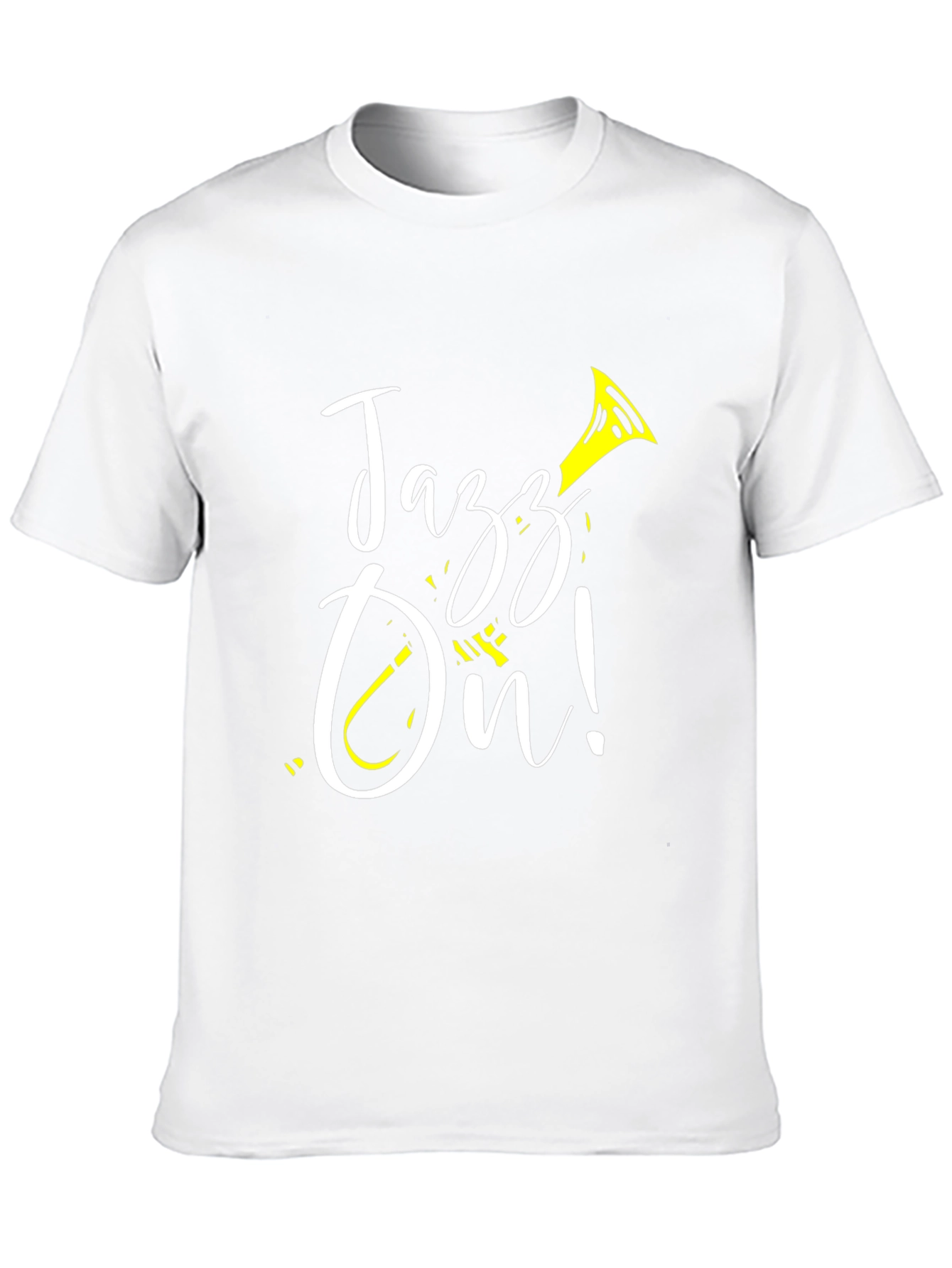 Jazz On! Black Graphic T-Shirt