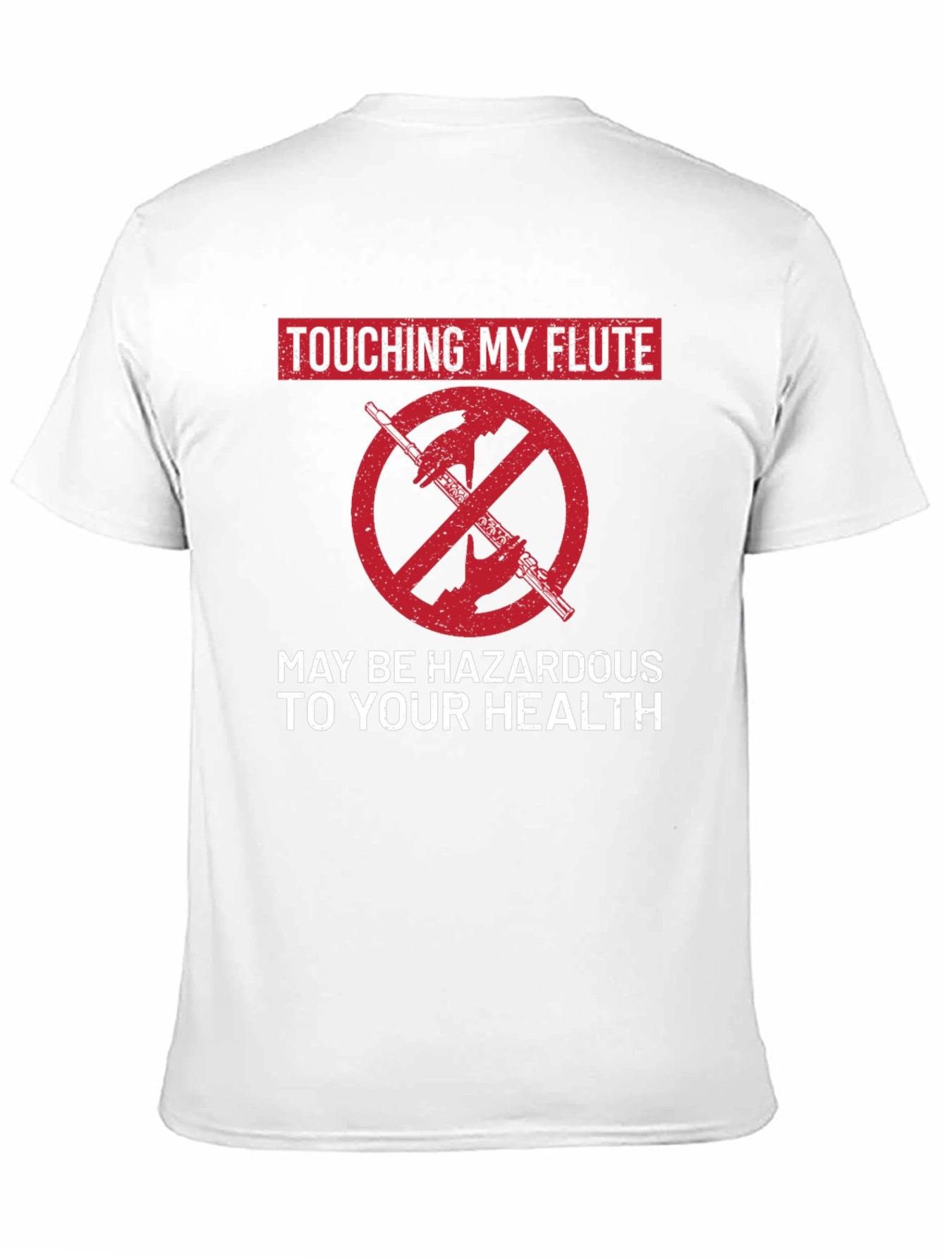 Funny Touching My Flute Graphic Tee