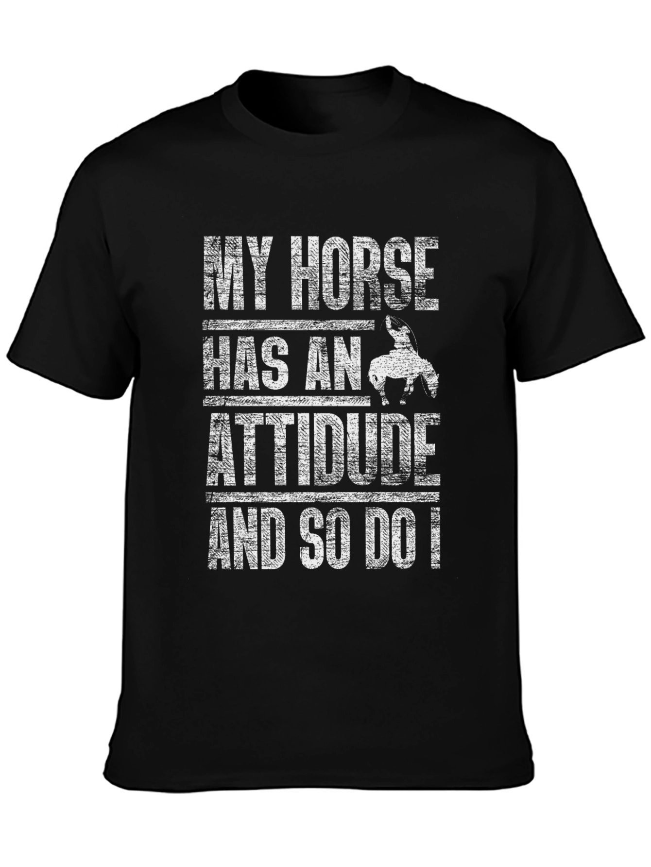 Horse Attitude T-Shirt - Funny Equestrian Tee
