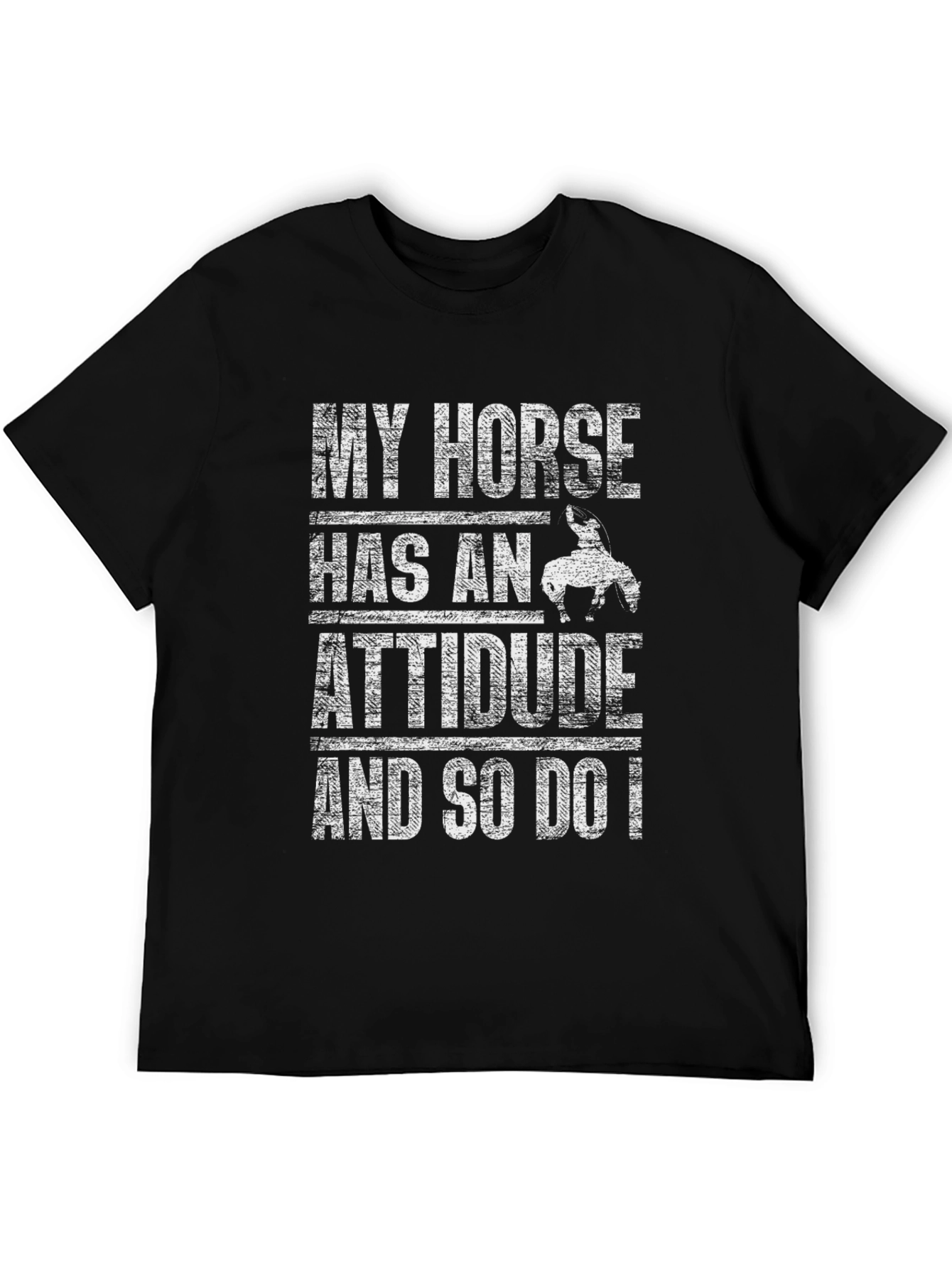Horse Attitude T-Shirt - Funny Equestrian Tee