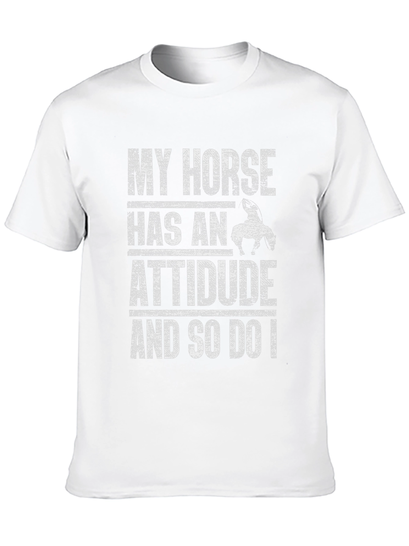 Horse Attitude T-Shirt - Funny Equestrian Tee