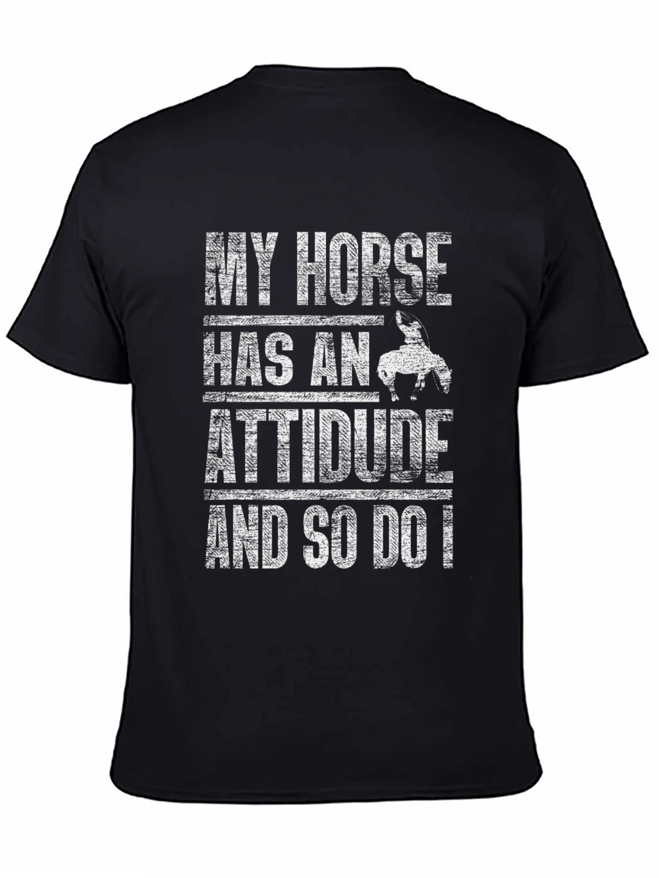 Horse Attitude T-Shirt - Funny Equestrian Tee