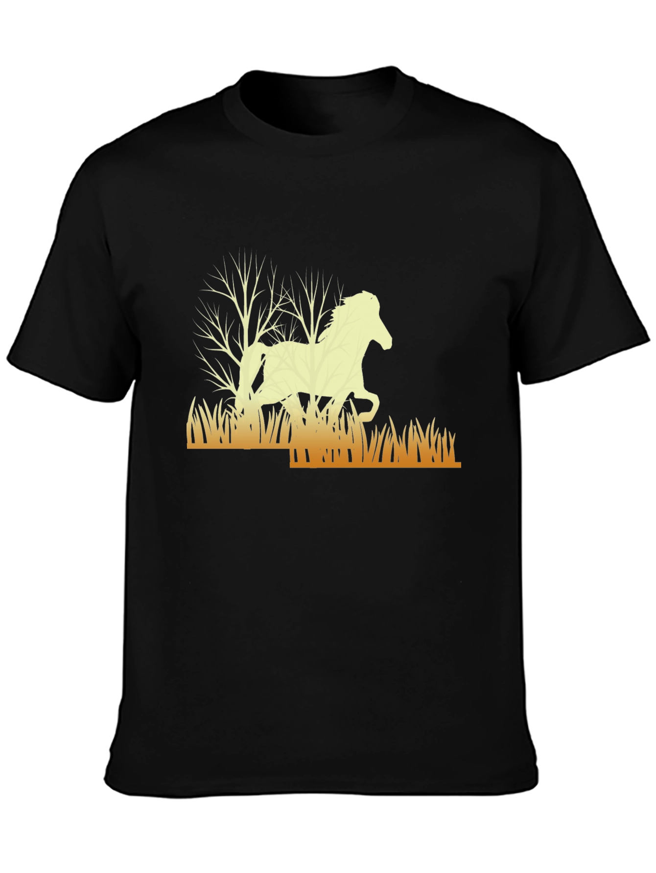 Horse Graphic Tee - Stylish Animal Print Shirt