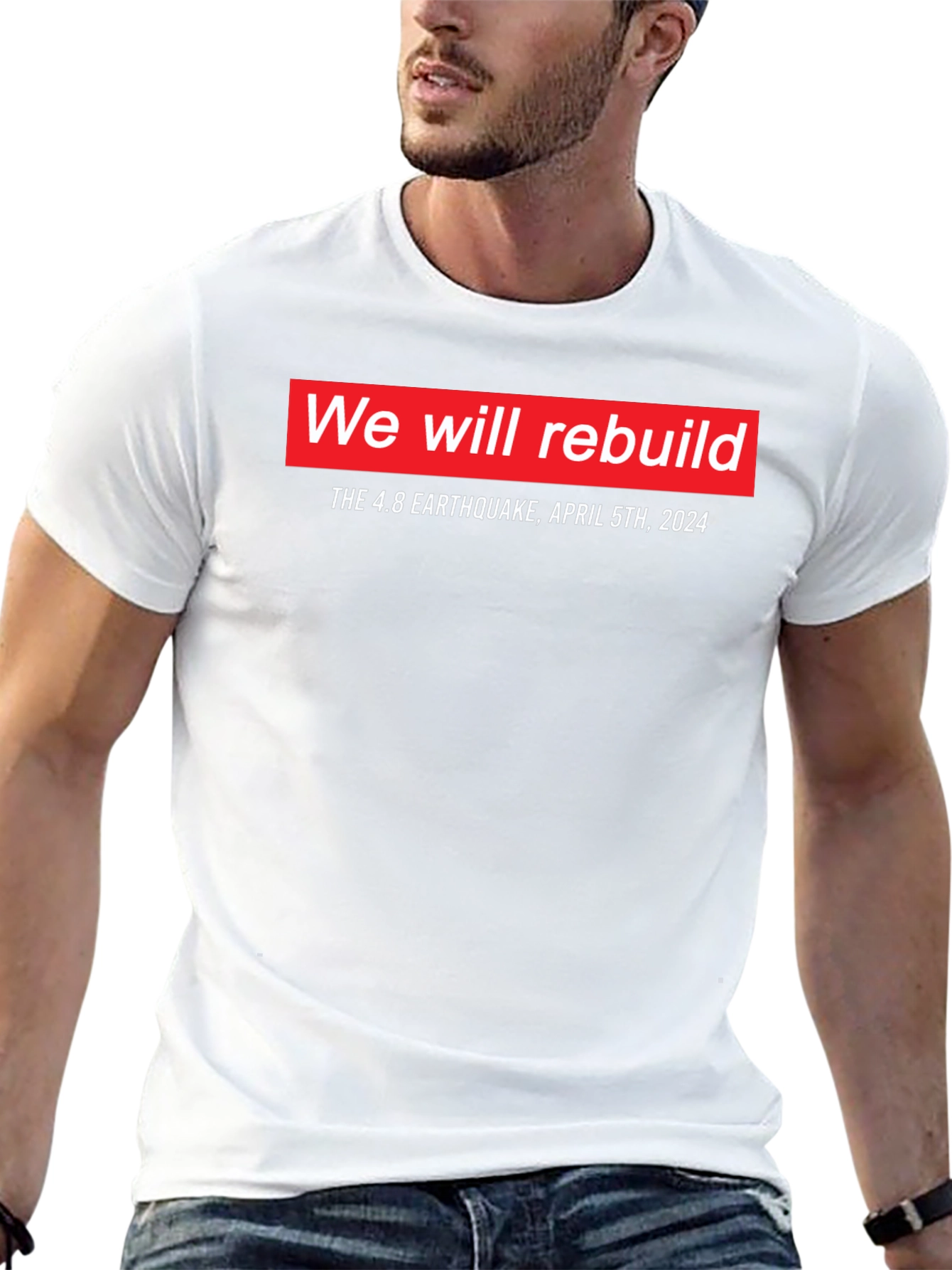 We Will Rebuild Earthquake T-Shirt