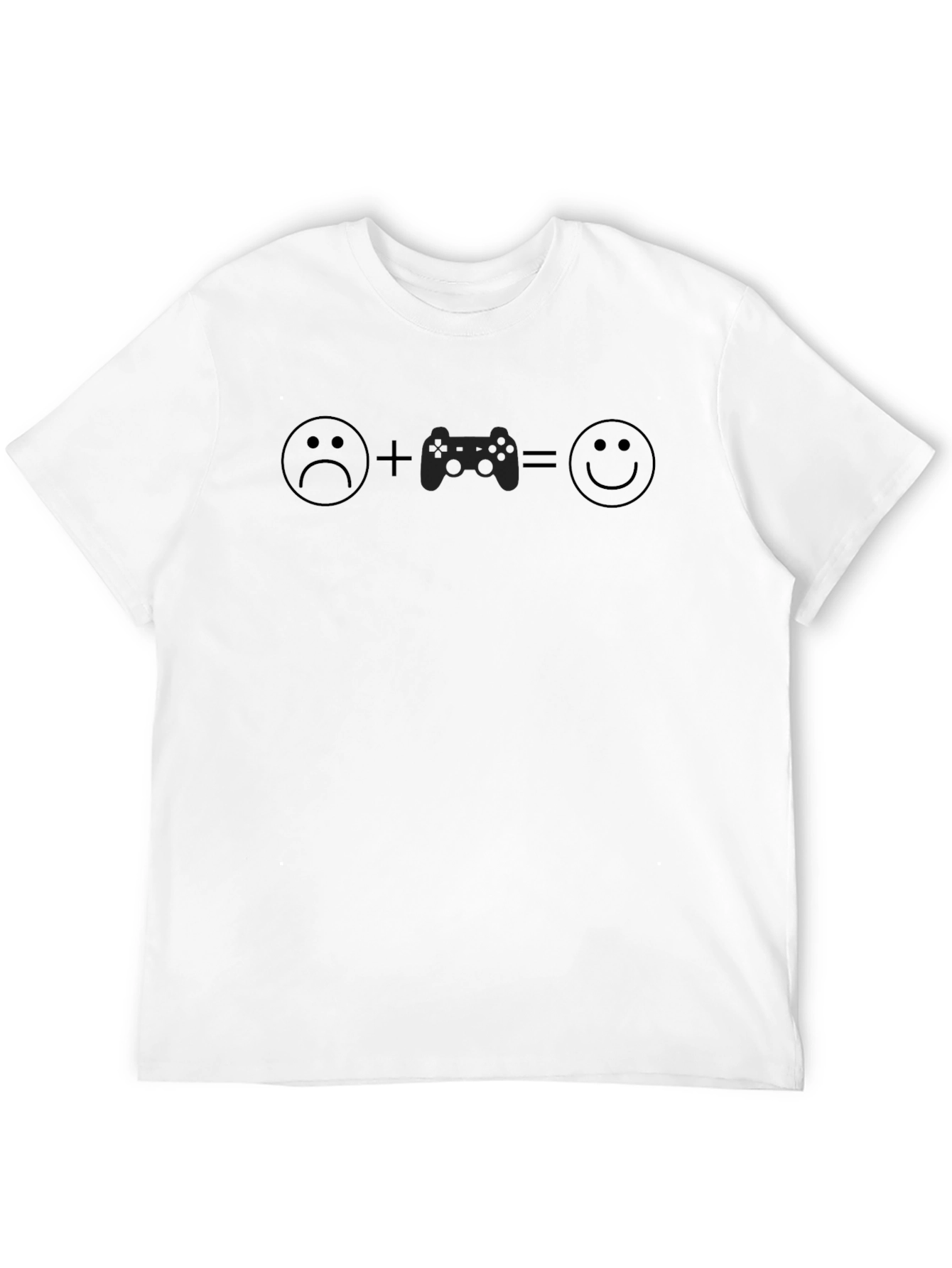 Gamer Happiness Equation T-Shirt - Black