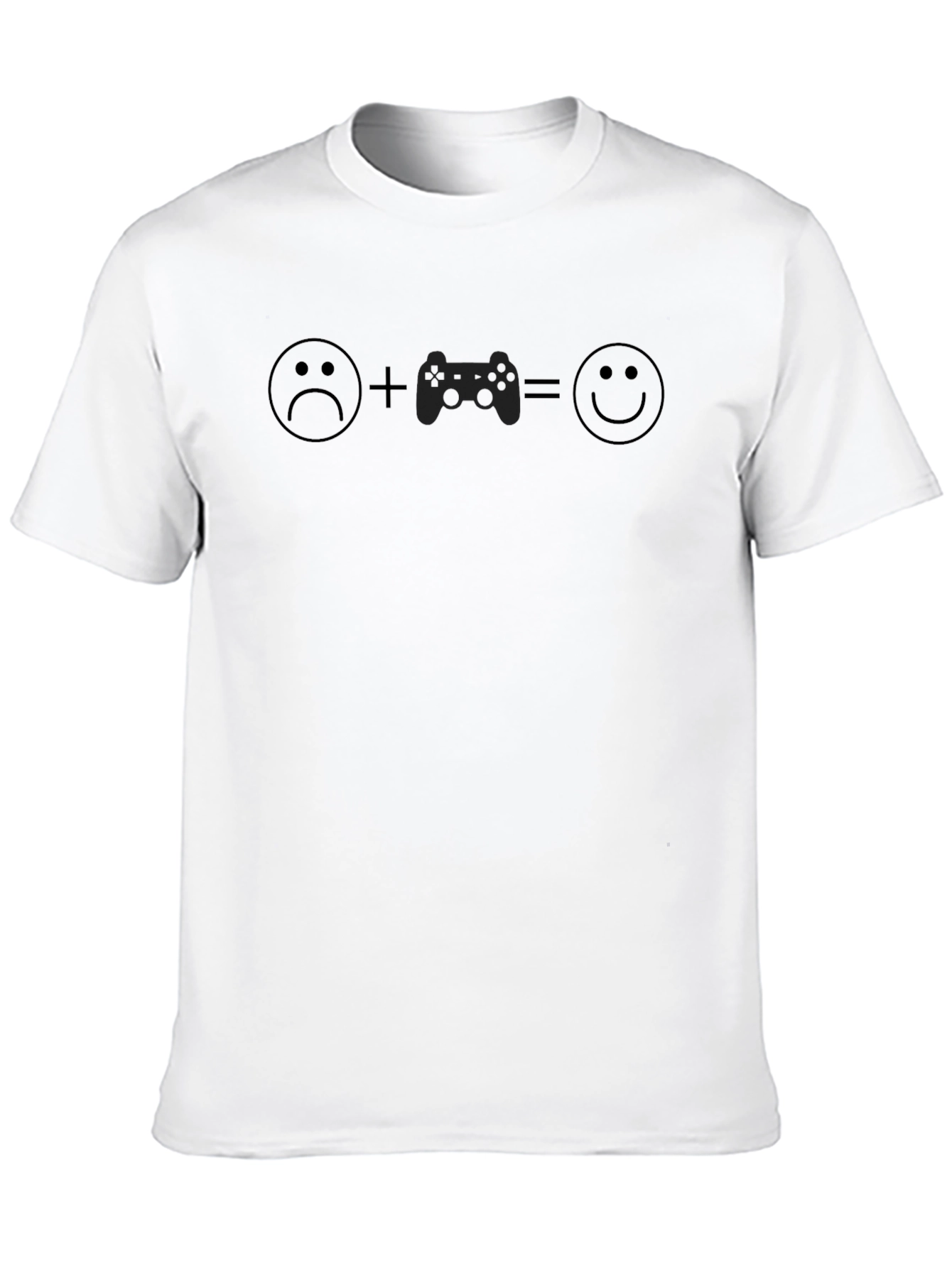 Gamer Happiness Equation T-Shirt - Black