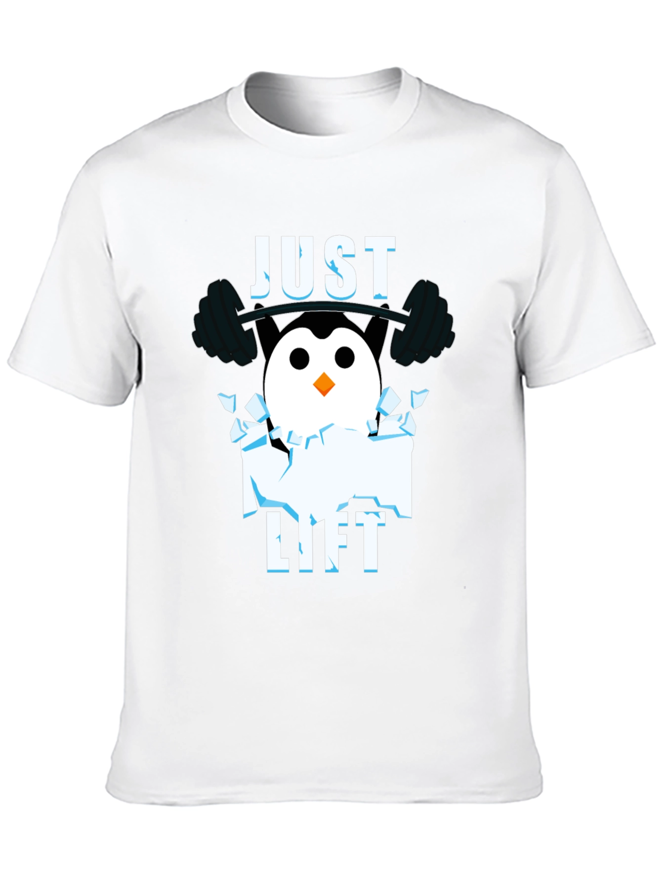 Just Lift Penguin Gym T-Shirt - Black