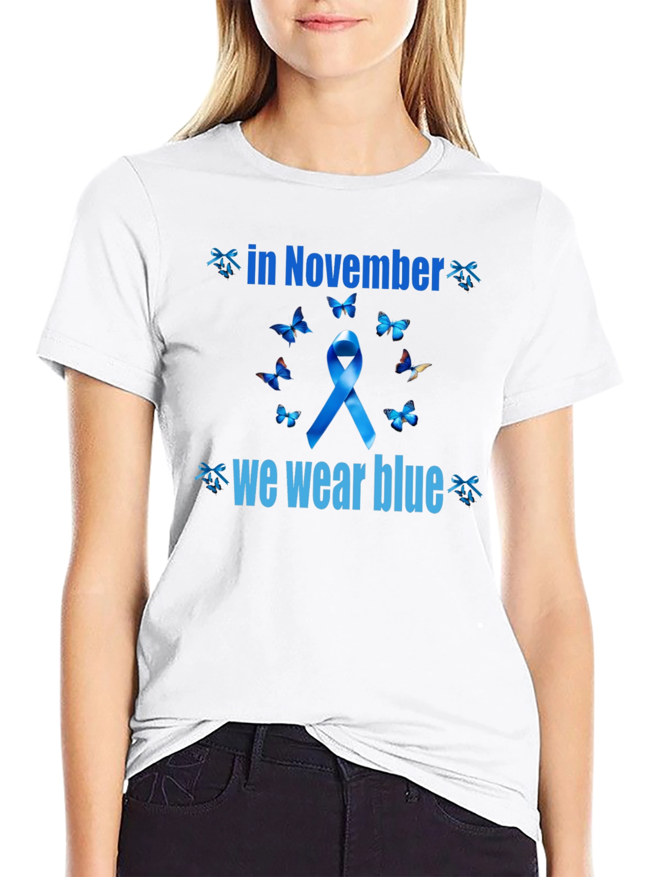 In November We Wear Blue T-Shirt