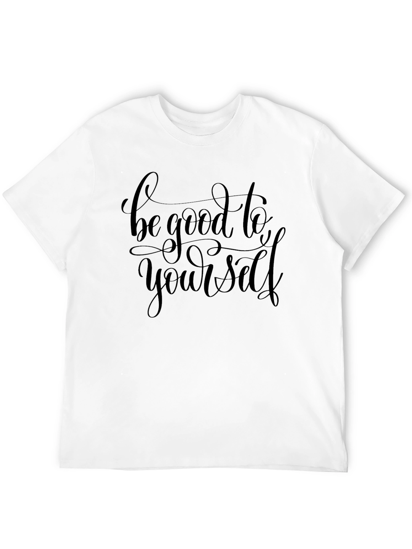 Be Good To Yourself - Black Graphic T-Shirt