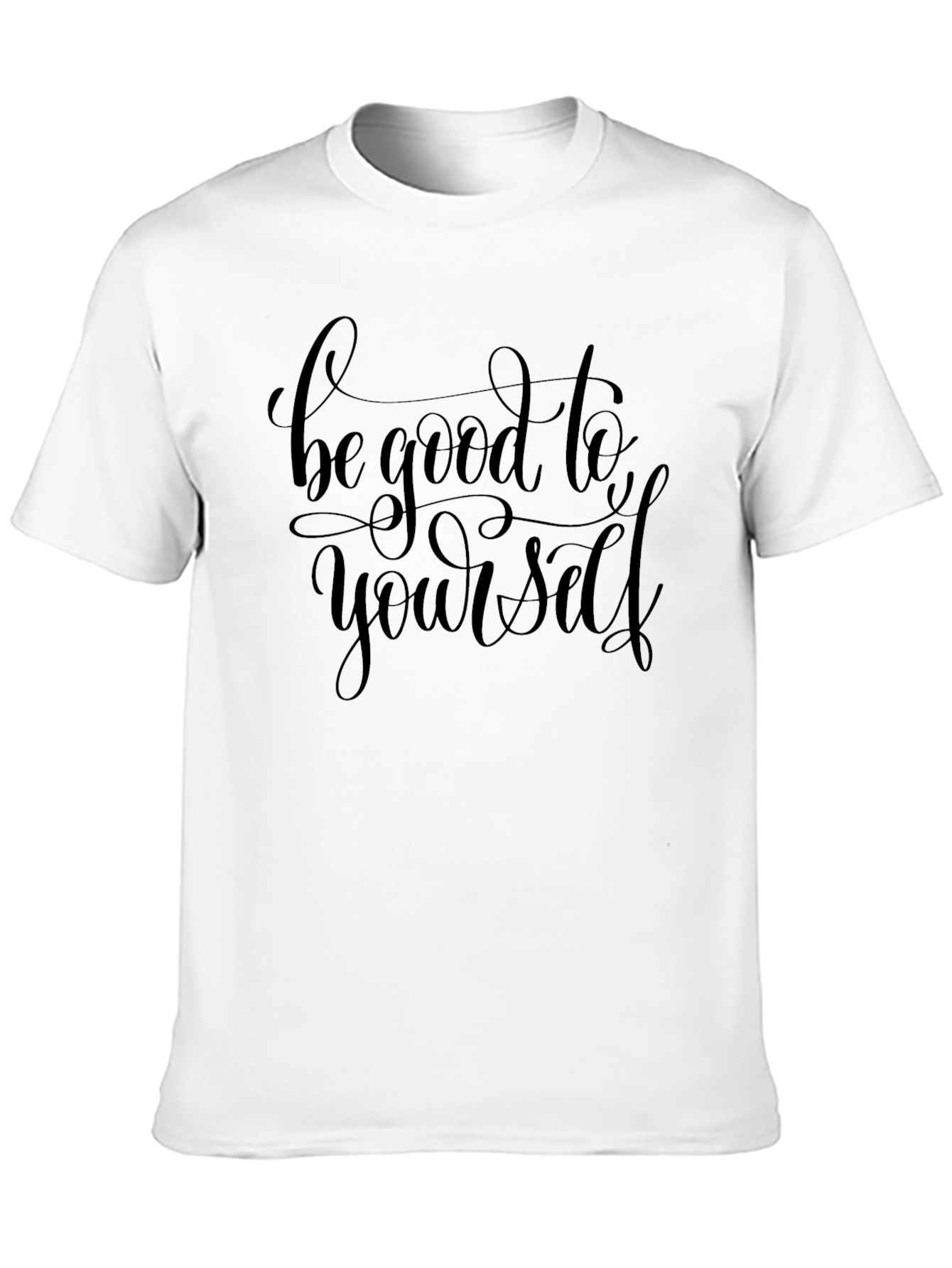 Be Good To Yourself - Black Graphic T-Shirt