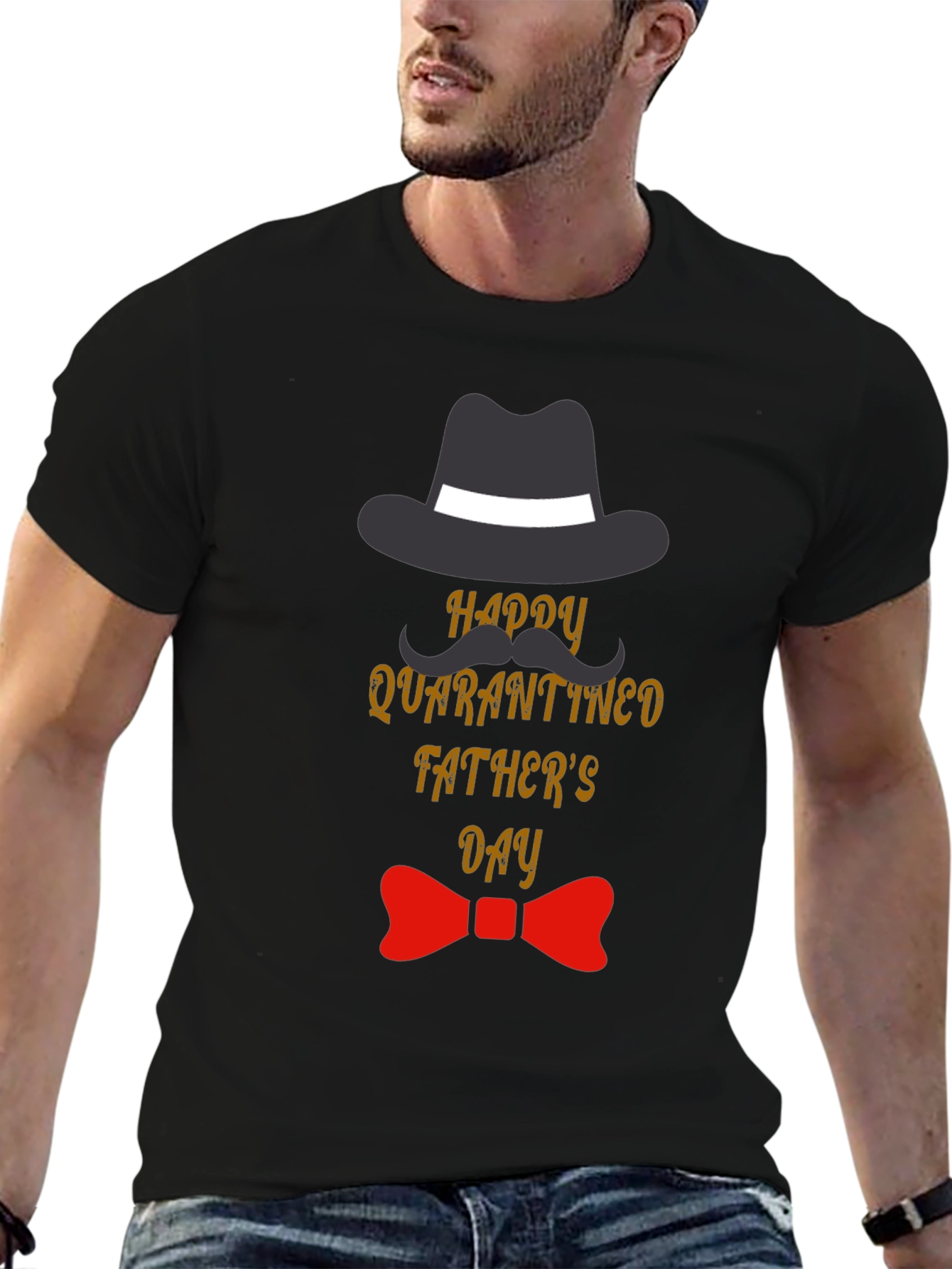 Quarantined Fathers Day T-Shirt - Stylish & Unique Gift