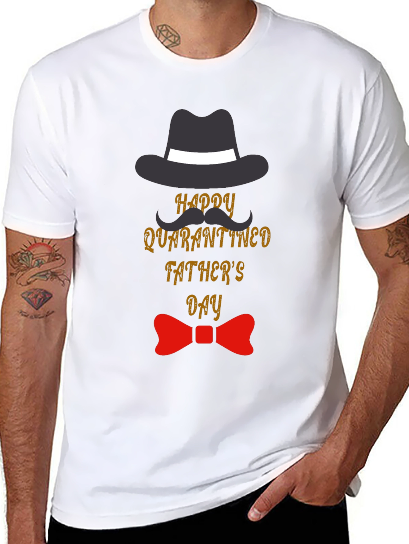 Quarantined Fathers Day T-Shirt - Stylish & Unique Gift