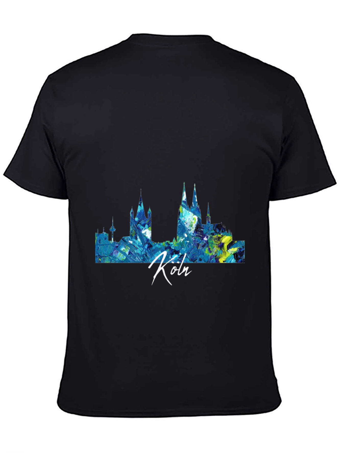 Cologne Skyline Mens Graphic Tee