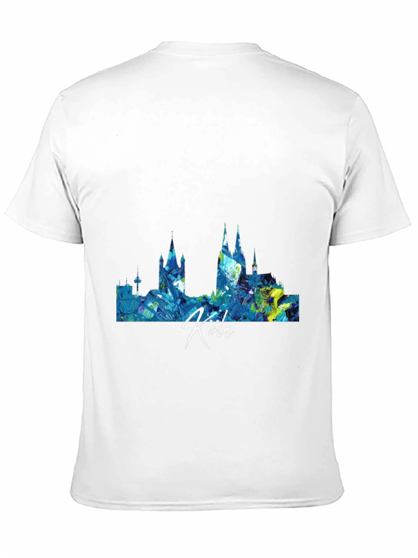 Cologne Skyline Mens Graphic Tee
