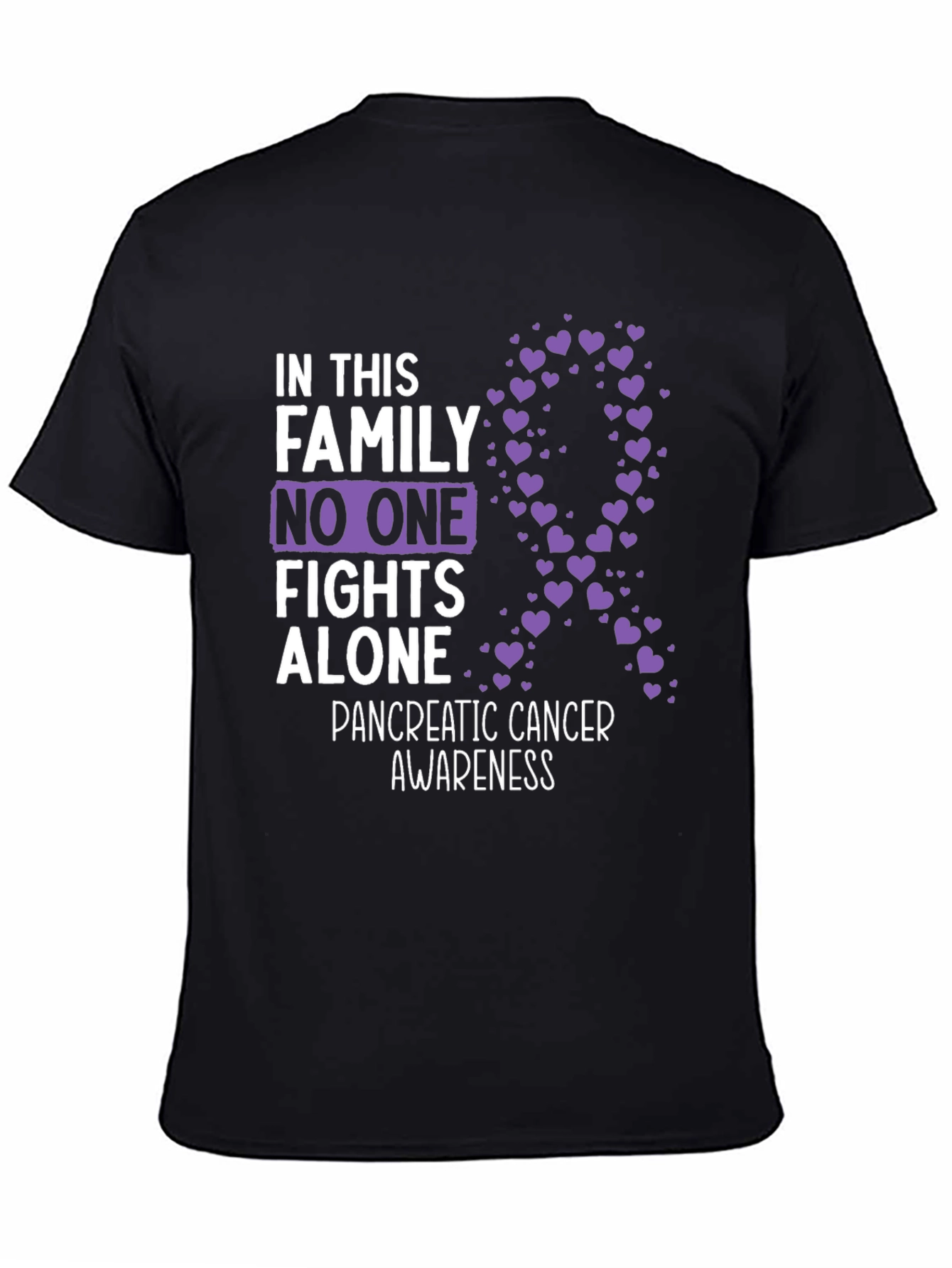 Pancreatic Cancer Awareness Family Support Tee