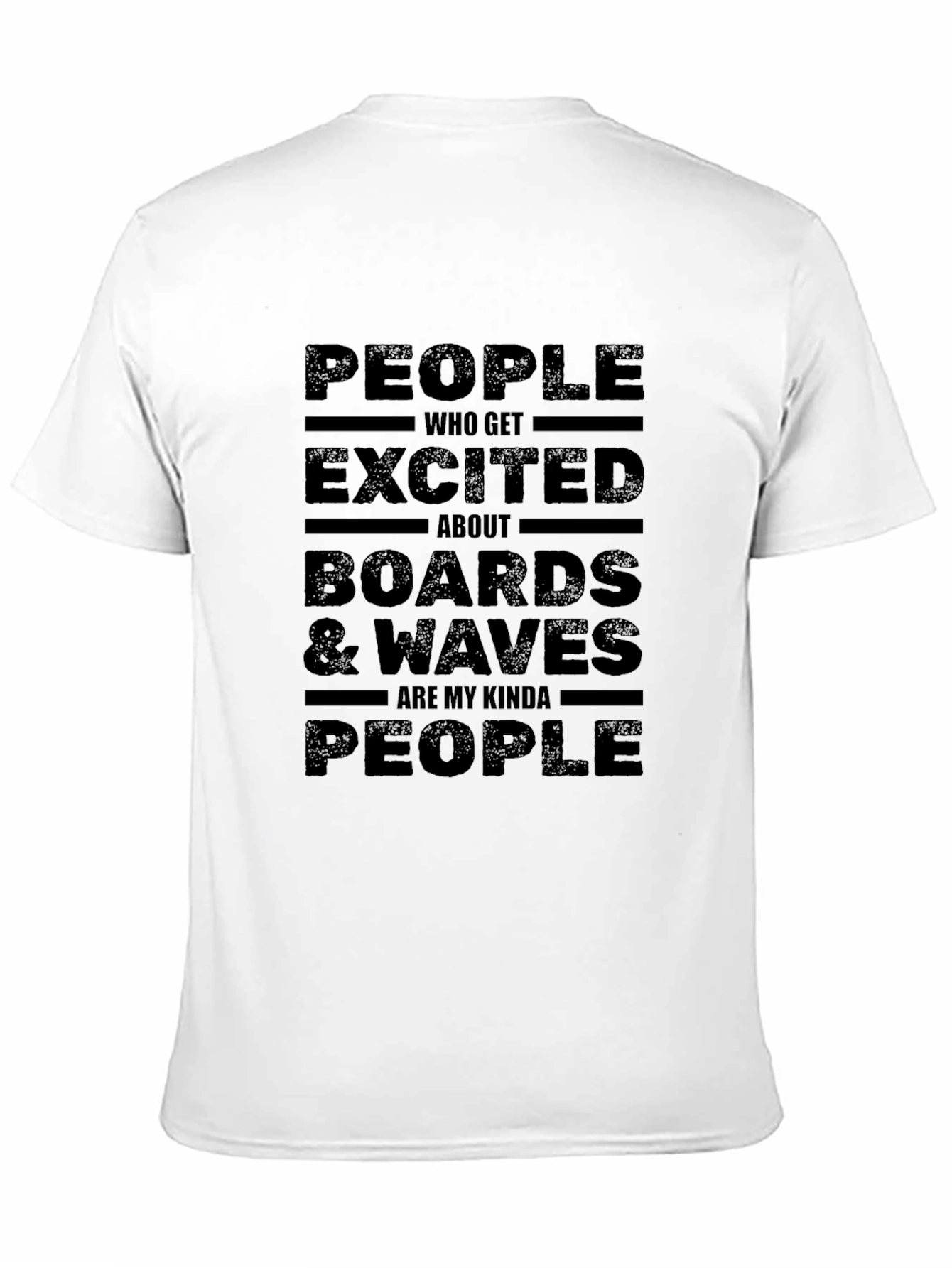People Boards & Waves T-Shirt - Black