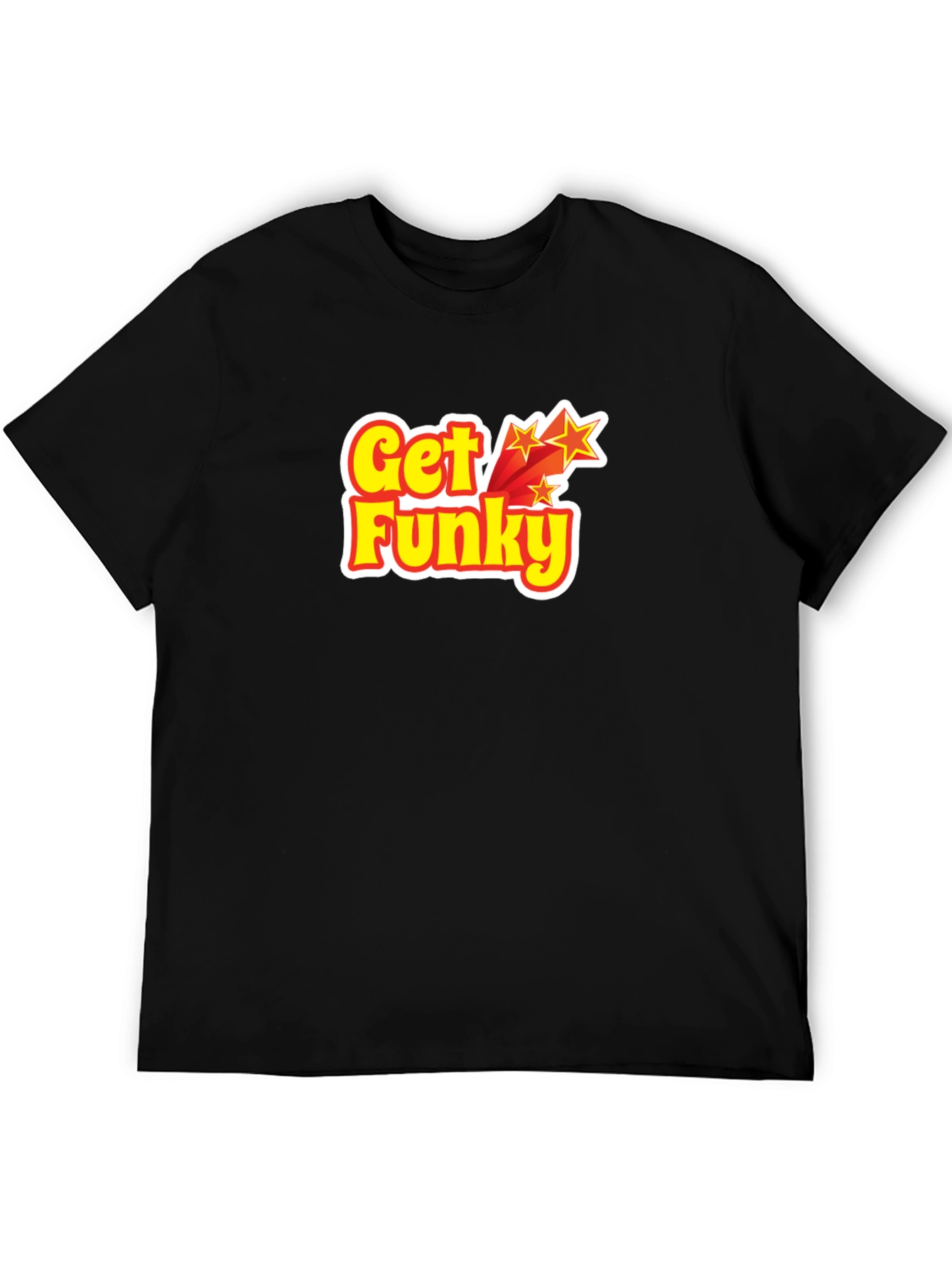 Get Funky Graphic T-Shirt - Black