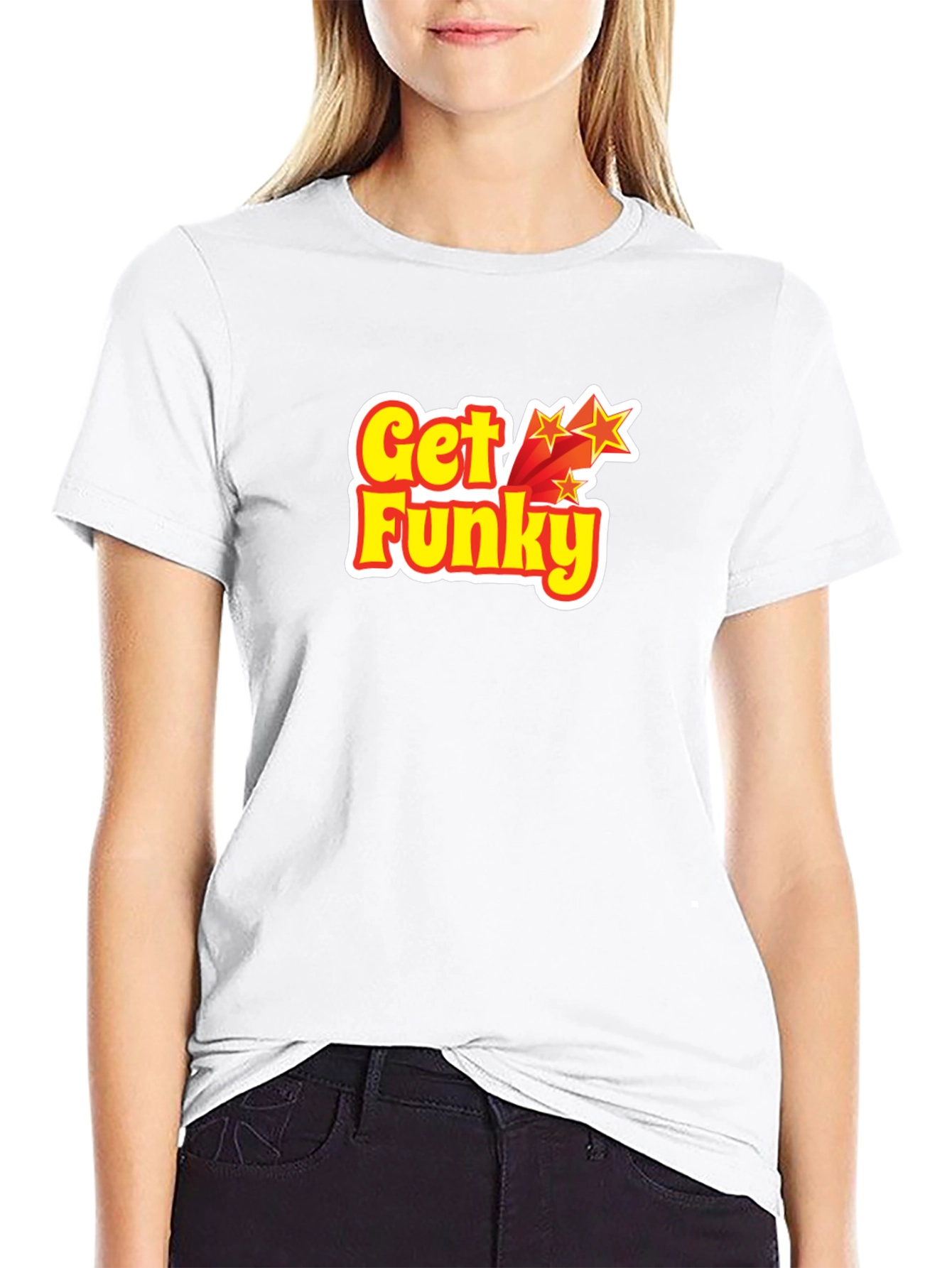 Get Funky Graphic T-Shirt - Black