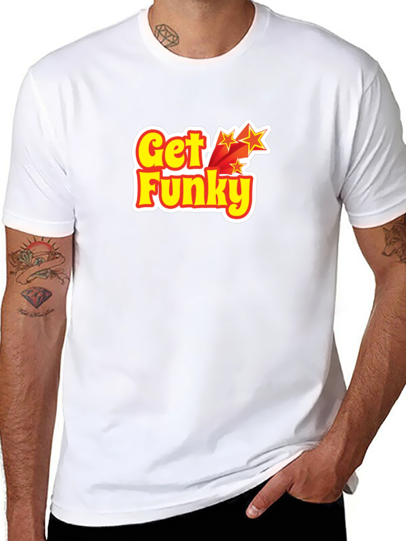 Get Funky Graphic T-Shirt - Black